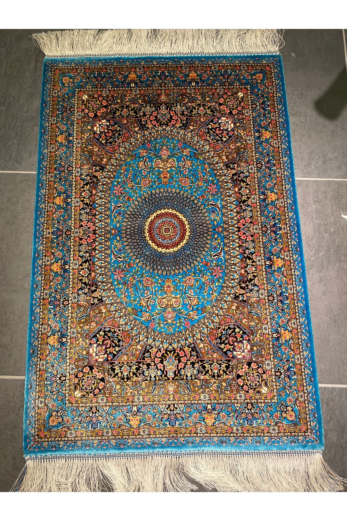 HSD Saf ipek iran halısı 60x90
