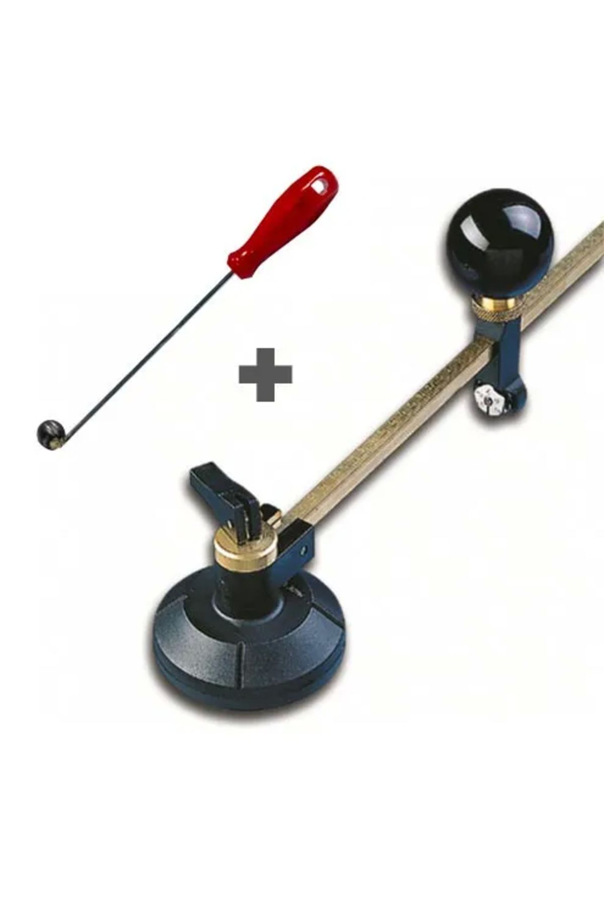 ETC Menfez Açma Seti - Cam Kesme Pergeli 40 Cm + Küre Cam Tokmağı - ETC5164-7808