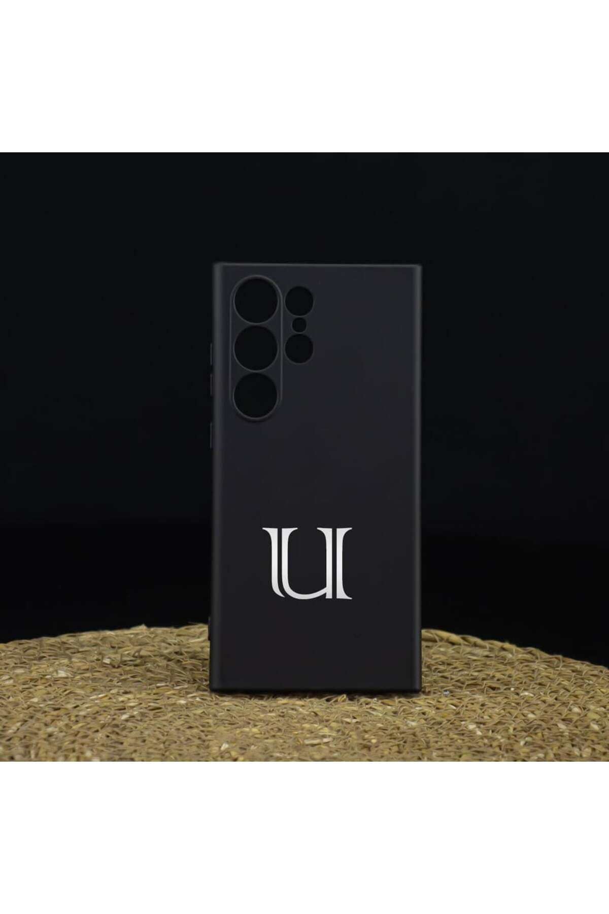 DEMİNA Samsung S 24 ULTRA Uyumlu Kişiye Özel Harf Baskılı Lansman Kılıf