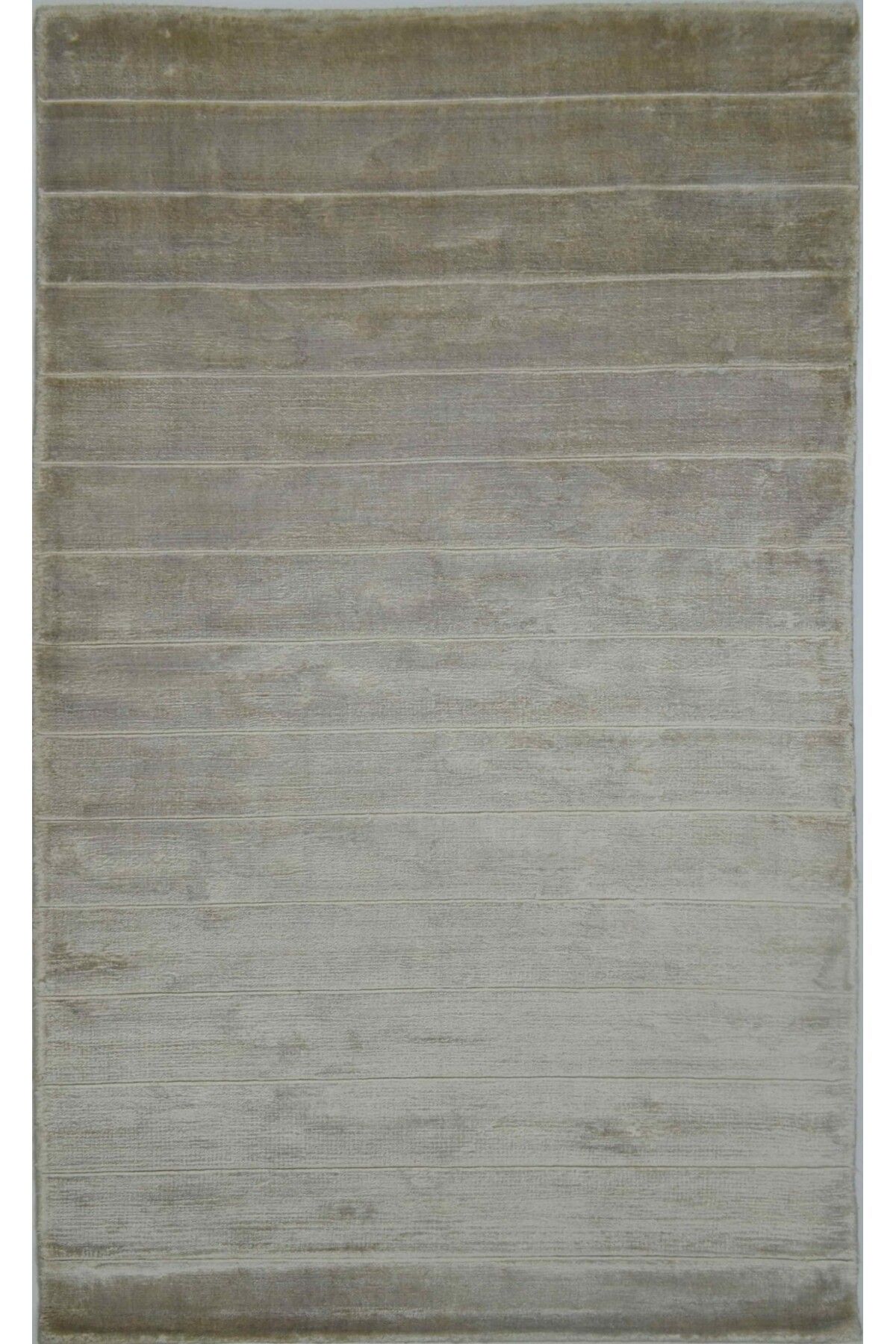 Handmade Nüans Gümüş Renk İpek Görünümlü Viskoz Modern El Dokuma Halı 80x150 cm (1.2 m²)