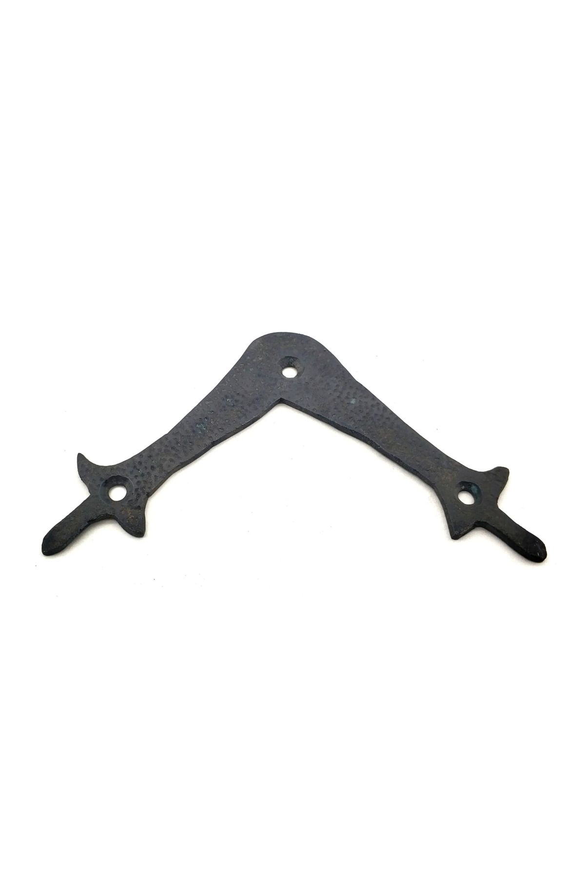 gizmurstore Antika Tarz Dekoratif Pirinç Zambak Gönye - Üst 107x107 Mm Oksit - GMS2311-6995
