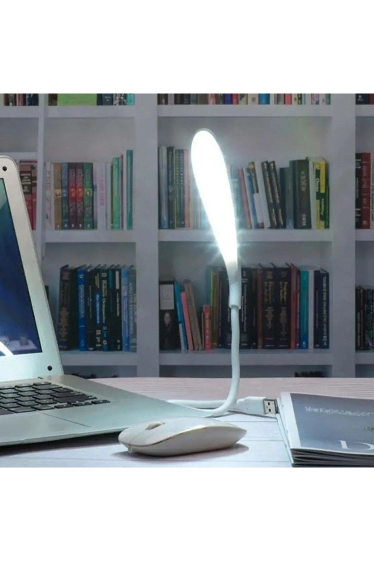 tedaks USB Girişli 14 Ledli 3 Kademeli Dokunmatik Masa/Kitap Okuma Lambası Ledi Beyaz