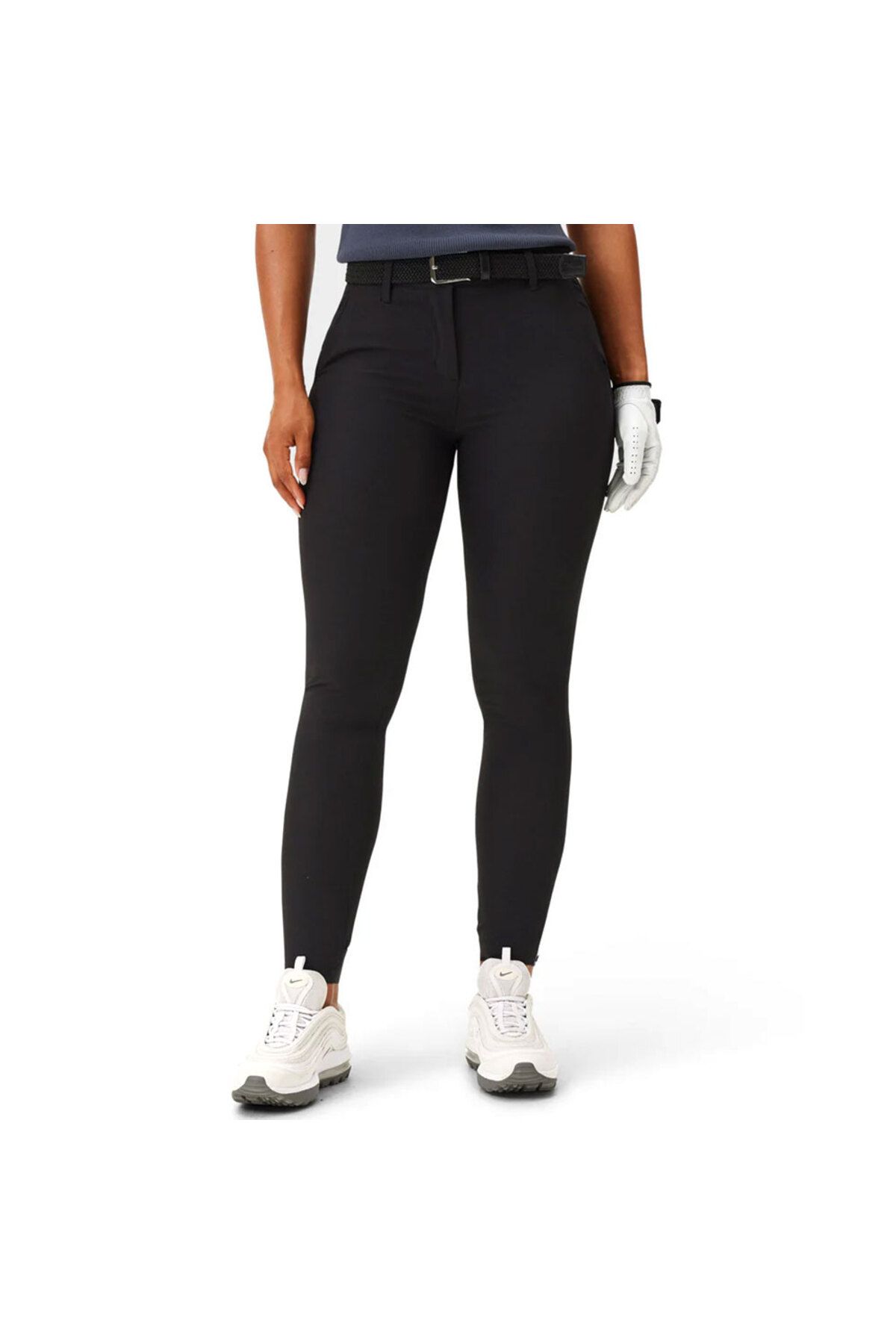 Macade Golf Kadın Siyah Dört Yönlü Esnek Jogger Pantolon Wo20210603