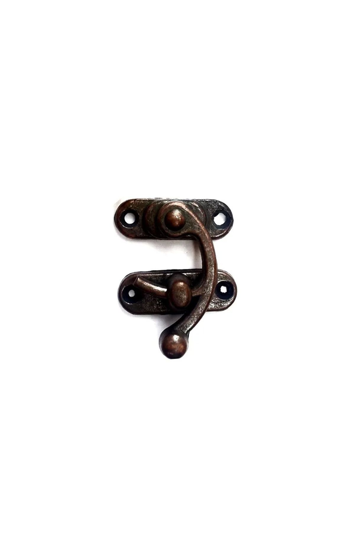 ETC Yay Gözü Ahşap Kutu Klipsi - Küçük 28x33 Mm Antik 1 Adet - ETC4566-5846