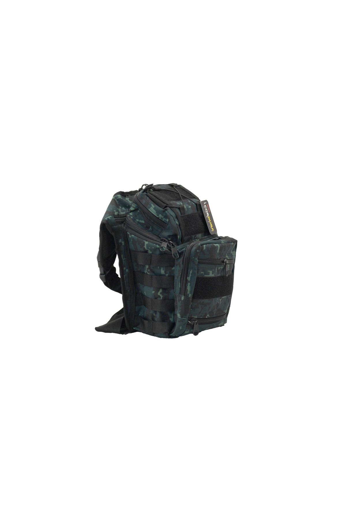 Astüm Askeri Malzeme Outdoor Cordura Kumaş Çok Bölmeli Çapraz Yan Çanta Azeri Kamuflaj