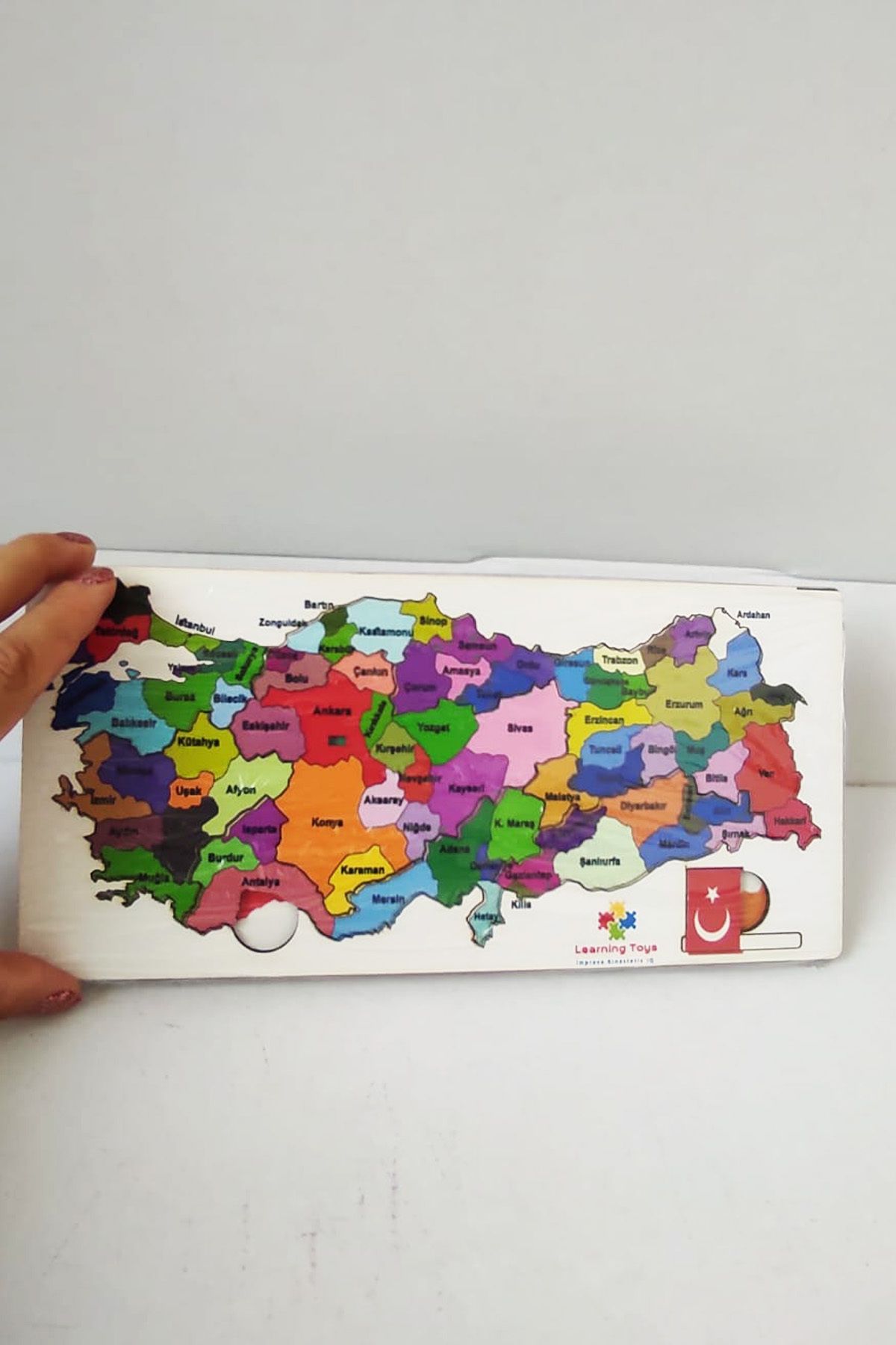 dudu kids Ahşap Türkiye Haritası Puzzle