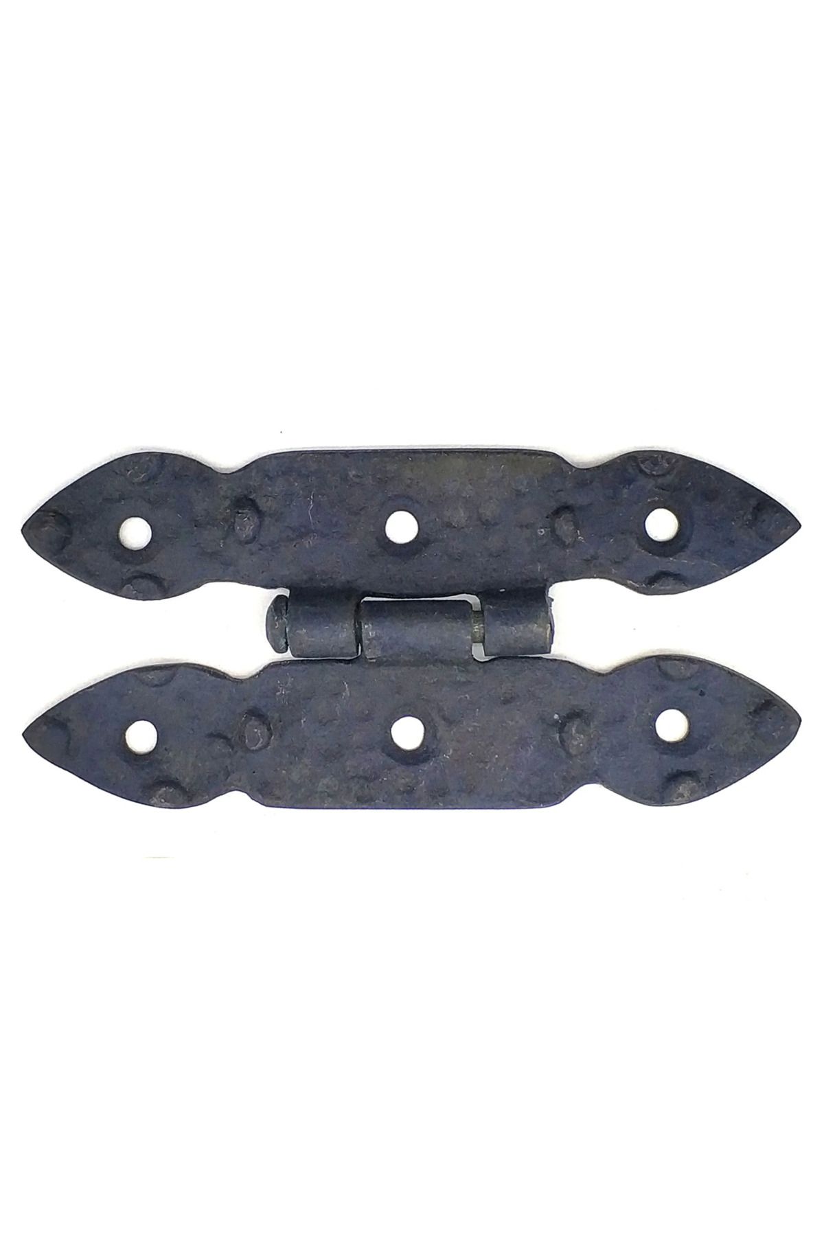 Ayaz World Antika Tarz Dekoratif Pirinç Düğmeli Menteşe - 117x57 Mm Oksit - AYZ8751-4505