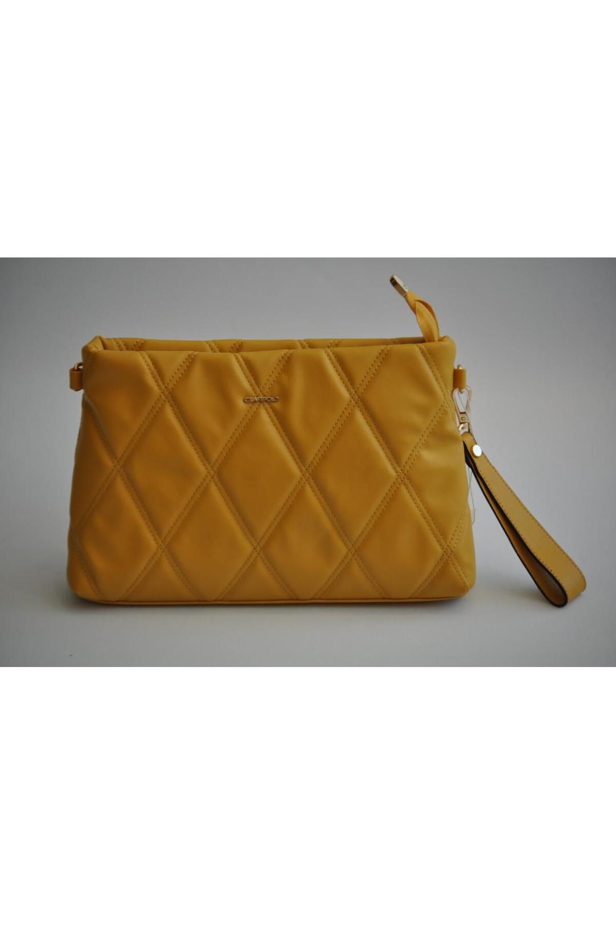 SÜFF Clutch Deri Çanta