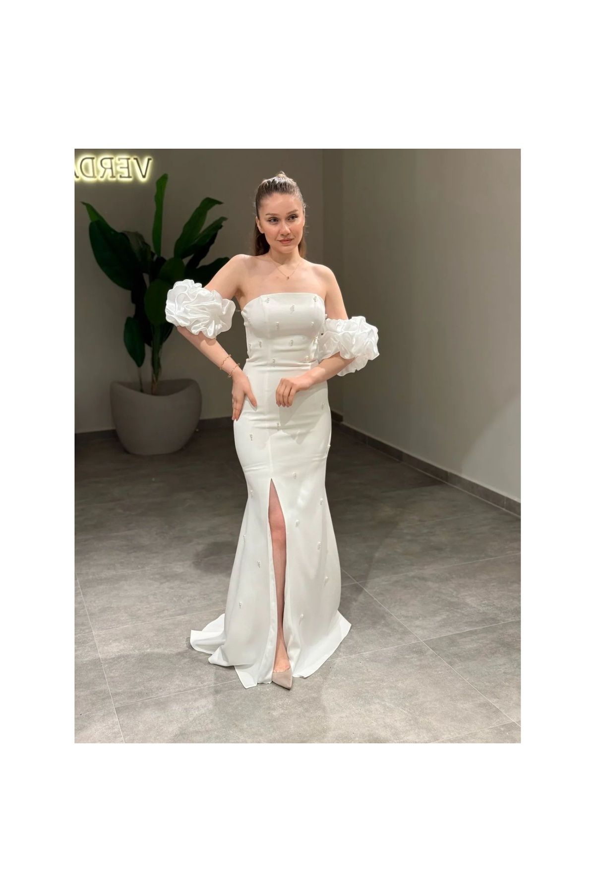 Verda Moda YENİ VERDA MODA KADIN DİEGA ABİYE ELBİSE DİEGA