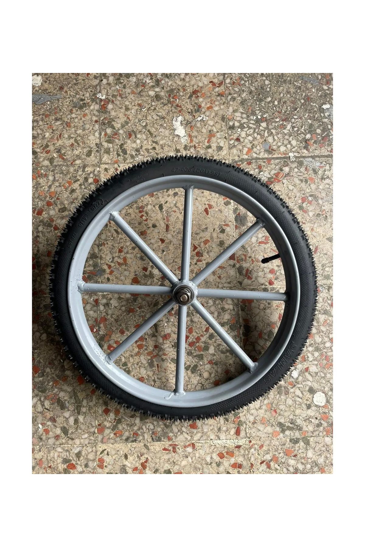 demila Seyyar Tezgah / Araba Tekerleği 65 Cm - Borulu Jant (jant Boyu:50 Cm)