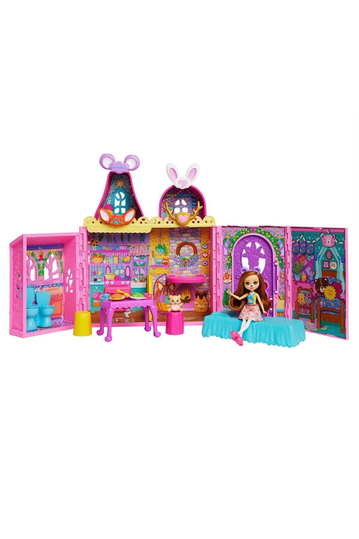 melfxxl eticaret HXL53 Enchantimals Ana Karakter Bebekler Evi