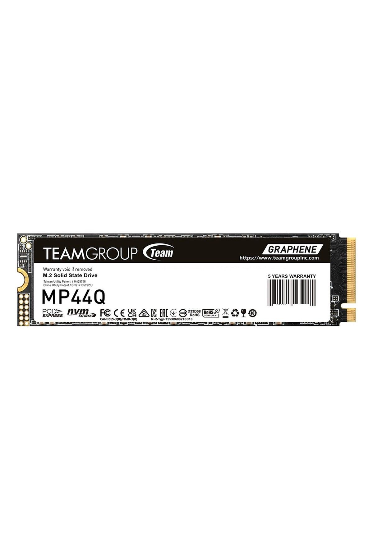 TEAM MP44Q TM8FFD001T0C101 1TB (7400/6200MB/s) M.2 2280 PCIe 4.0 NVMe SSD