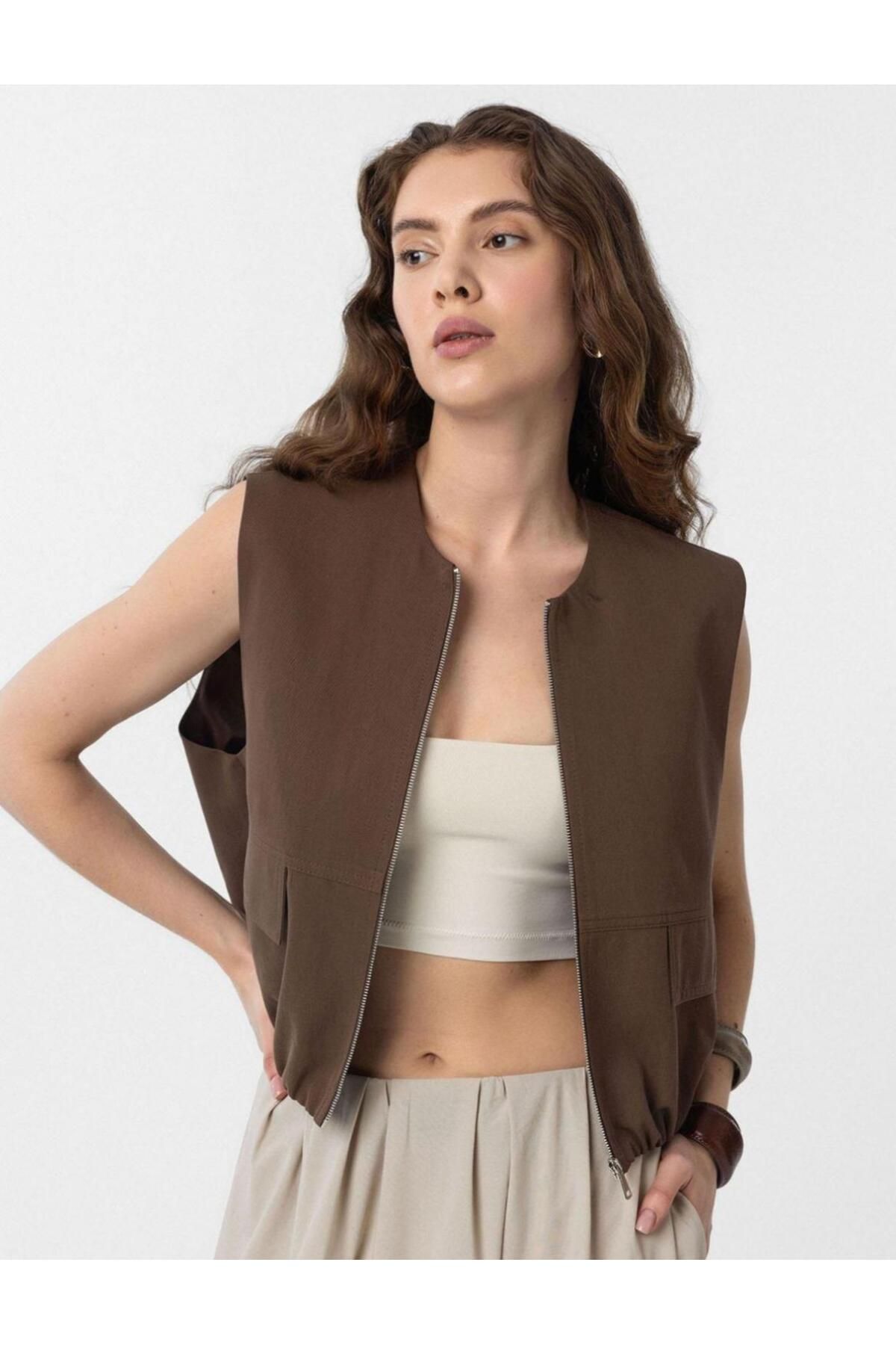 lüx vestimenta Oversize Kadın Yelek