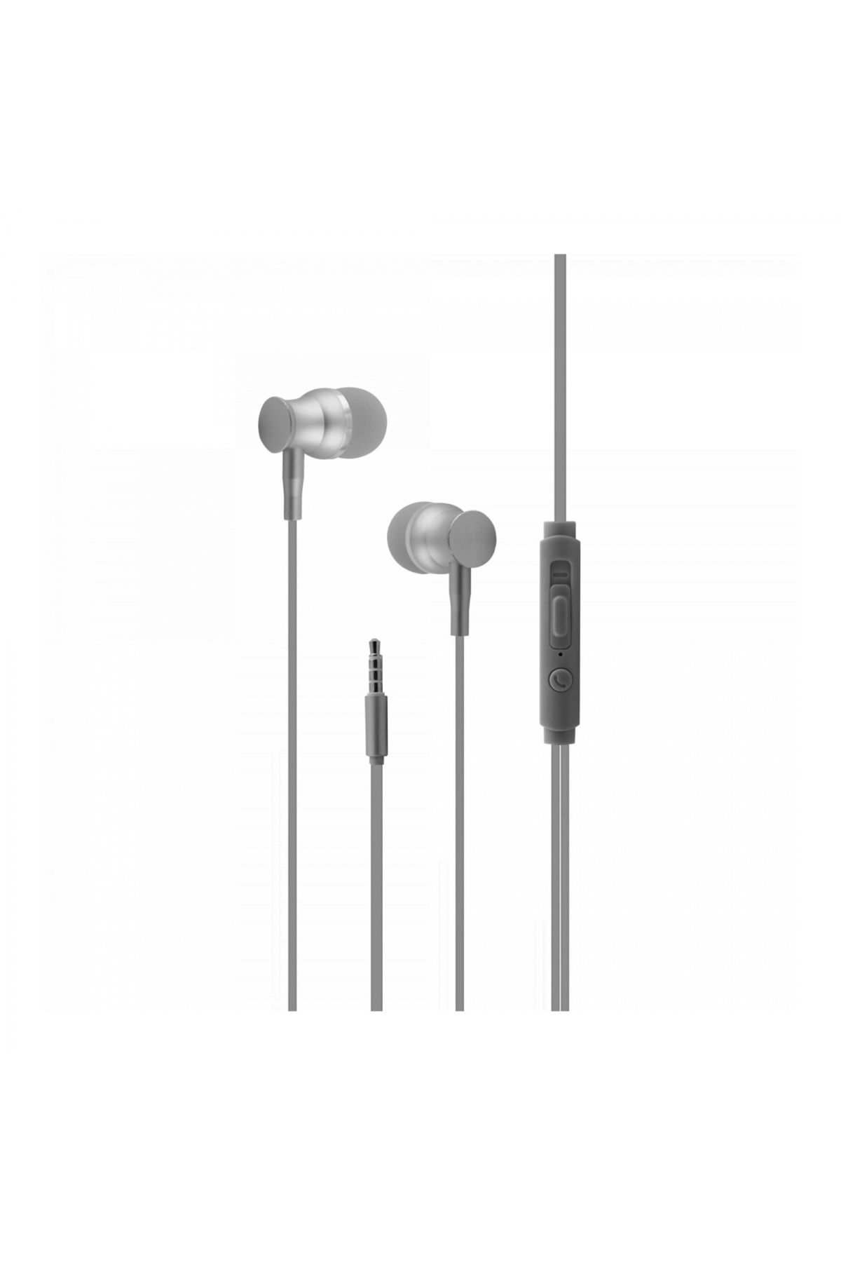 Nettech NT-39 3.5 Jack Girişli Kulak İçi Kulaklık (Gümüş)