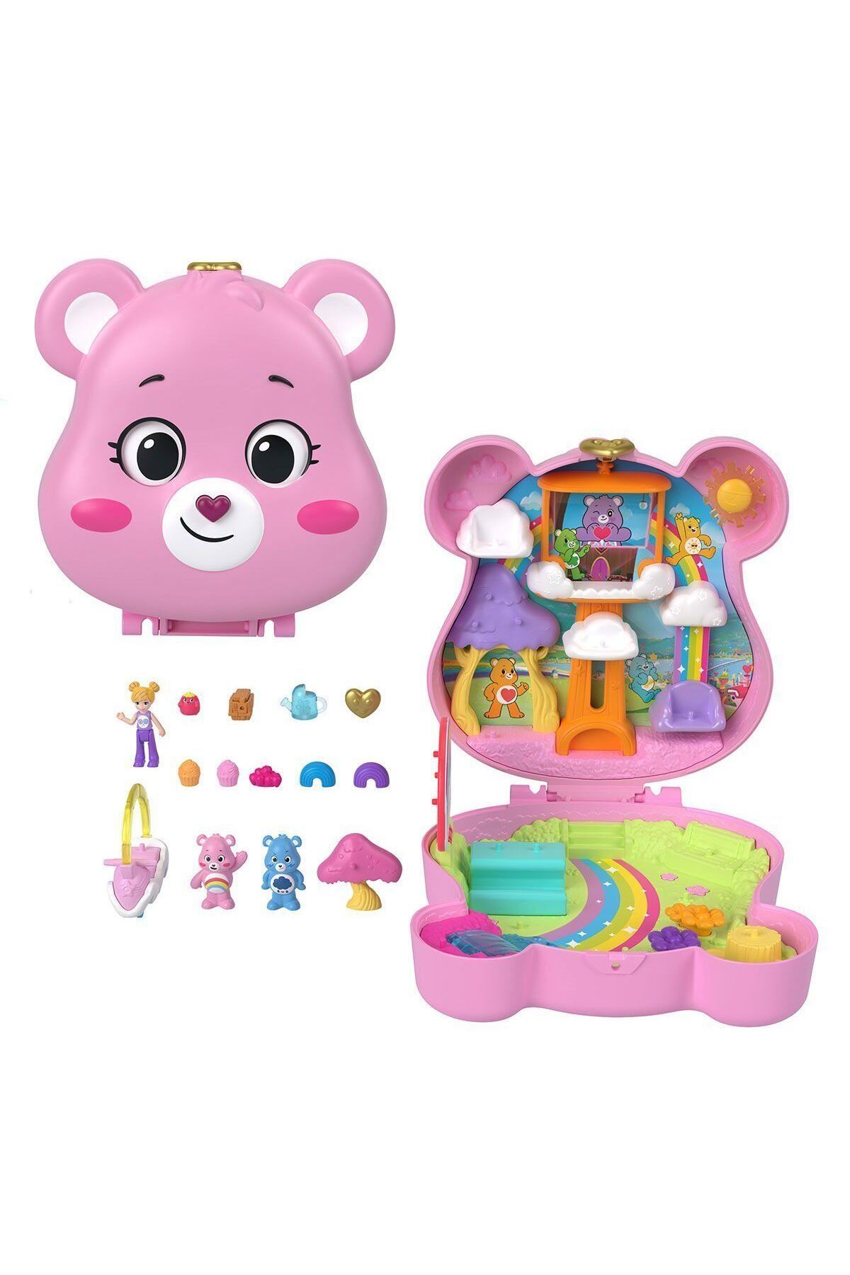 melfxxl eticaret JCC14 Polly Pocket - Care Bears Mikro Oyun Seti