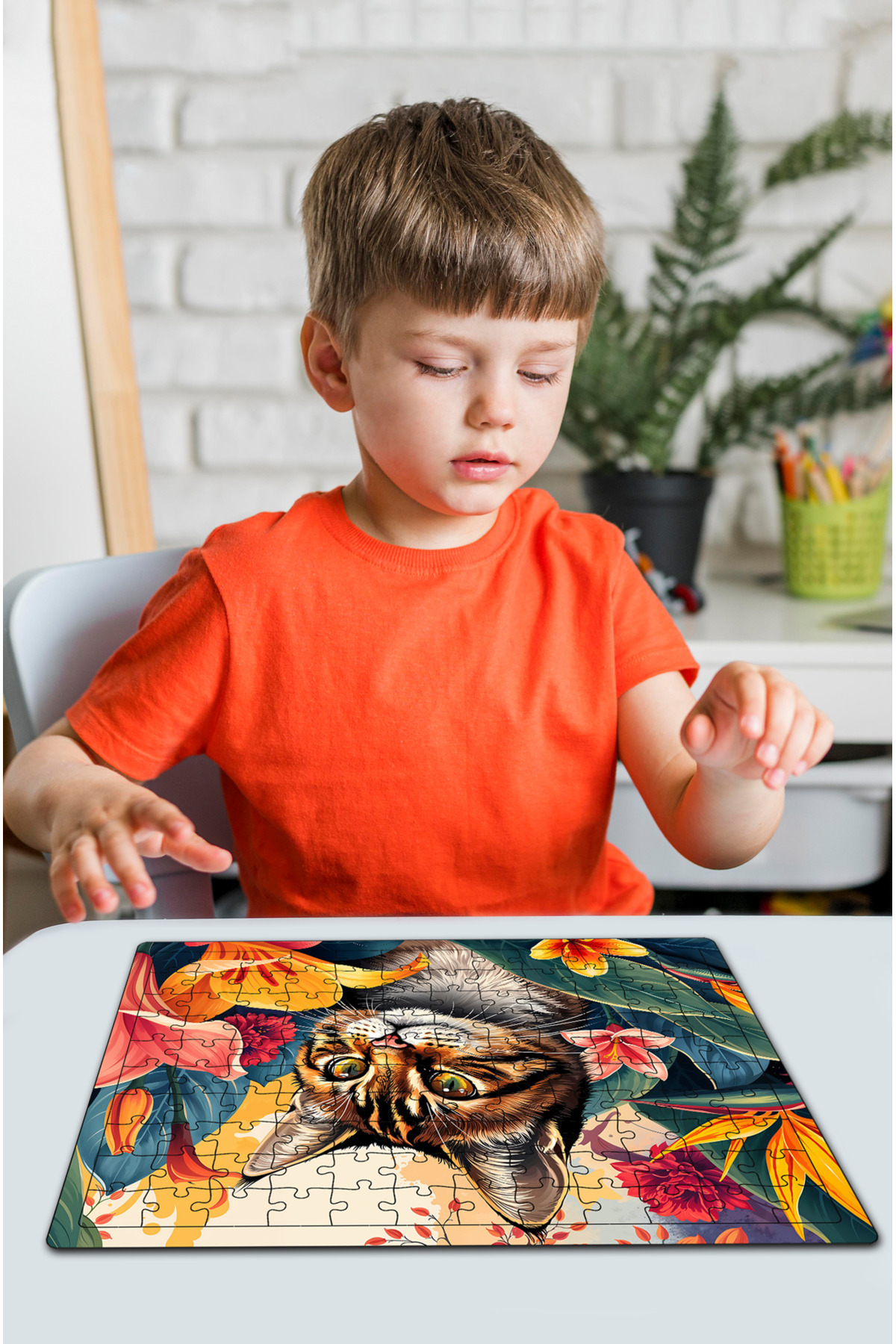 Ahşap Puzzle 30x40 cm Ebadında 120 parça M2