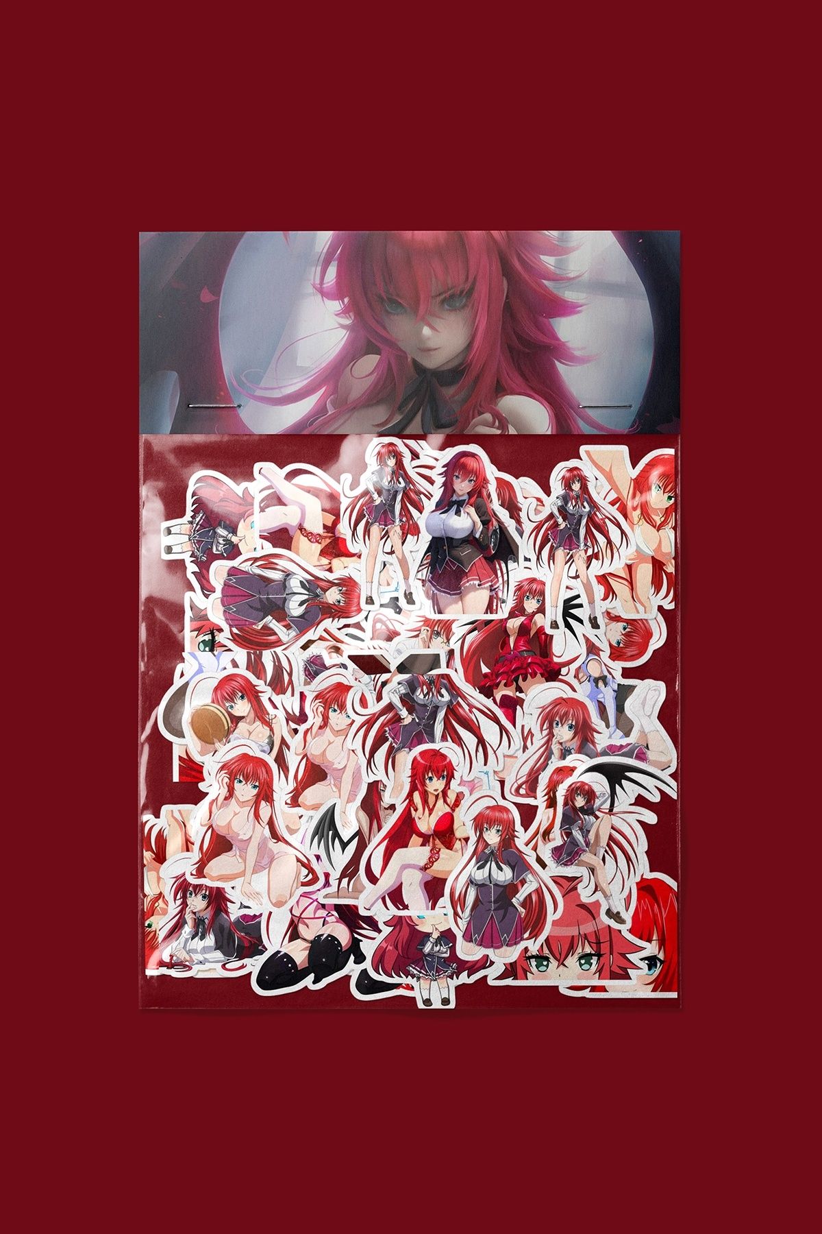 dadi ramba Rias Gremory Sticker paketi -Bullet Journal -Laptop Etiket Çıkartma