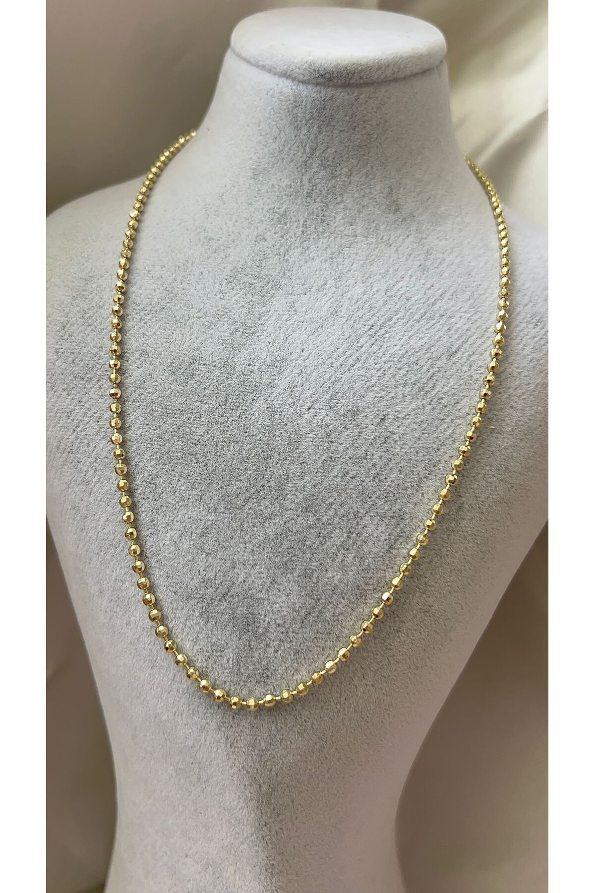 Goche Bijuteri Dorika 14K Gold renk kaplama Xuping kolye (0.2cm)