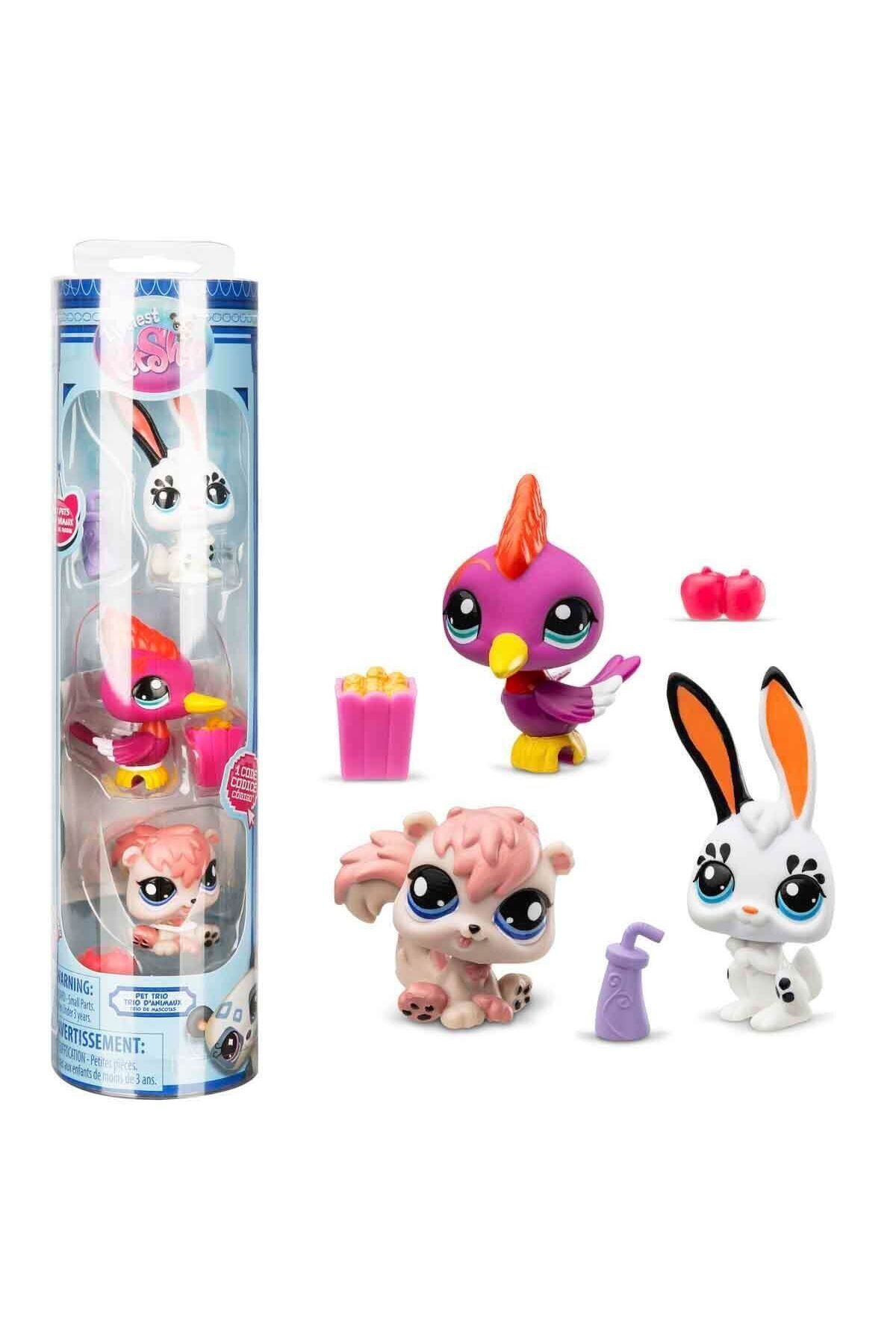 melfxxl eticaret 0621 Littlest Pet Shop - Minişler 3’lü Figür Seti S2