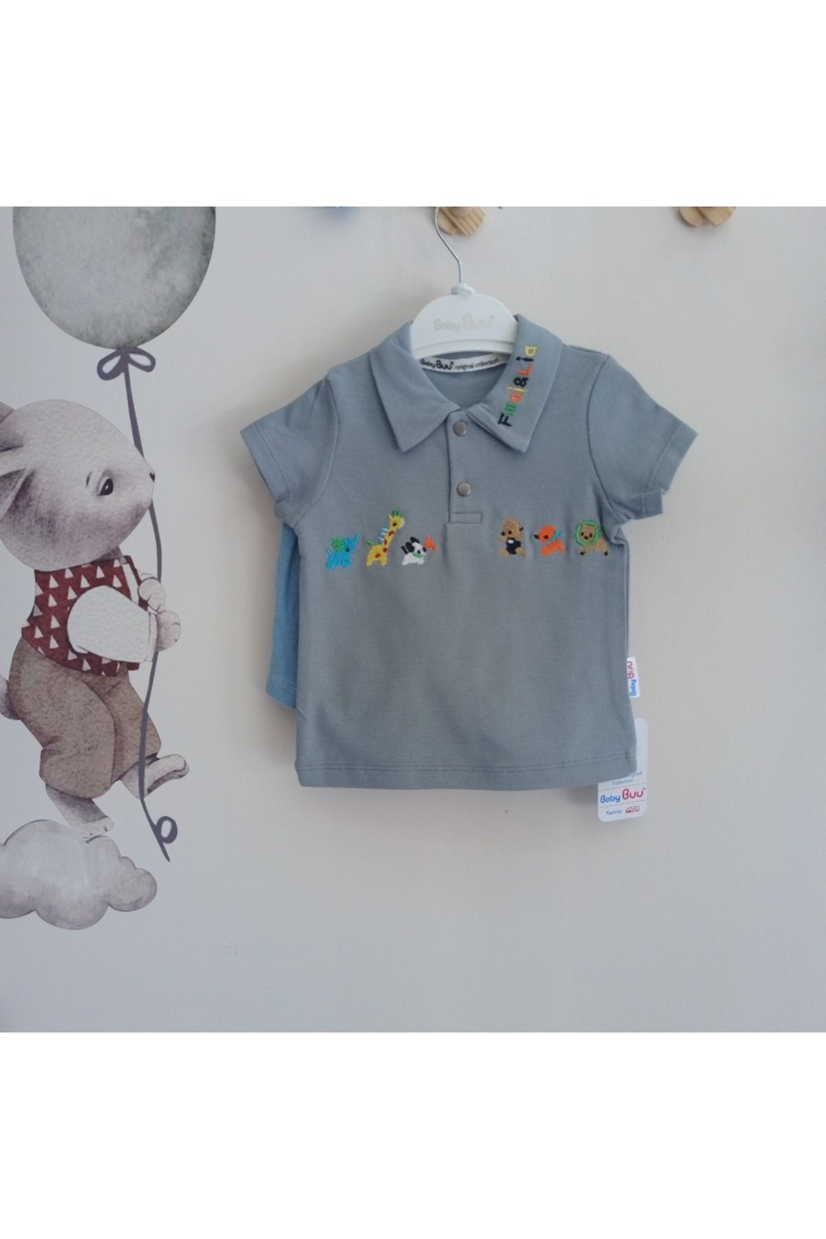 Baby Buu Hayvan Figür Detaylı Erkek Çocuk Şort Takım