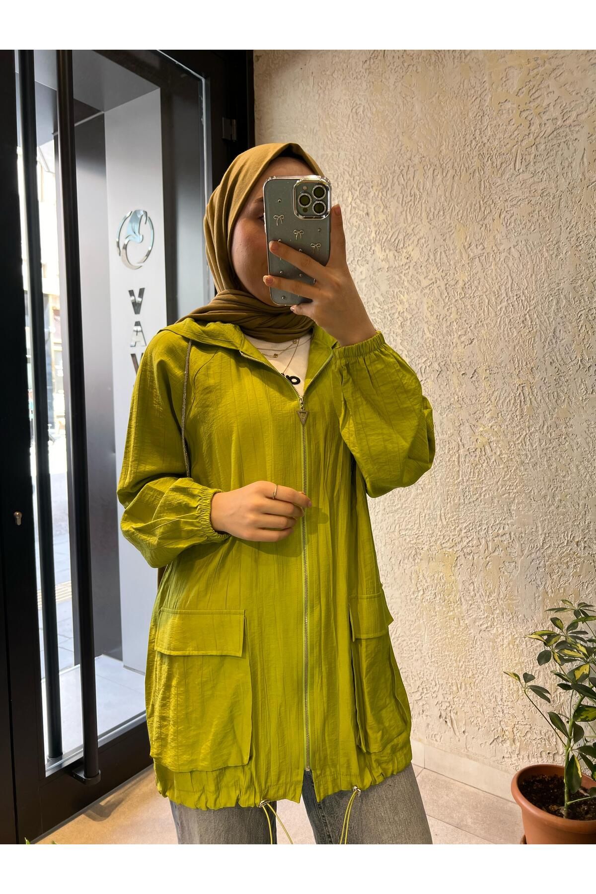 Vaveyla ESVET YEŞİL CEKET