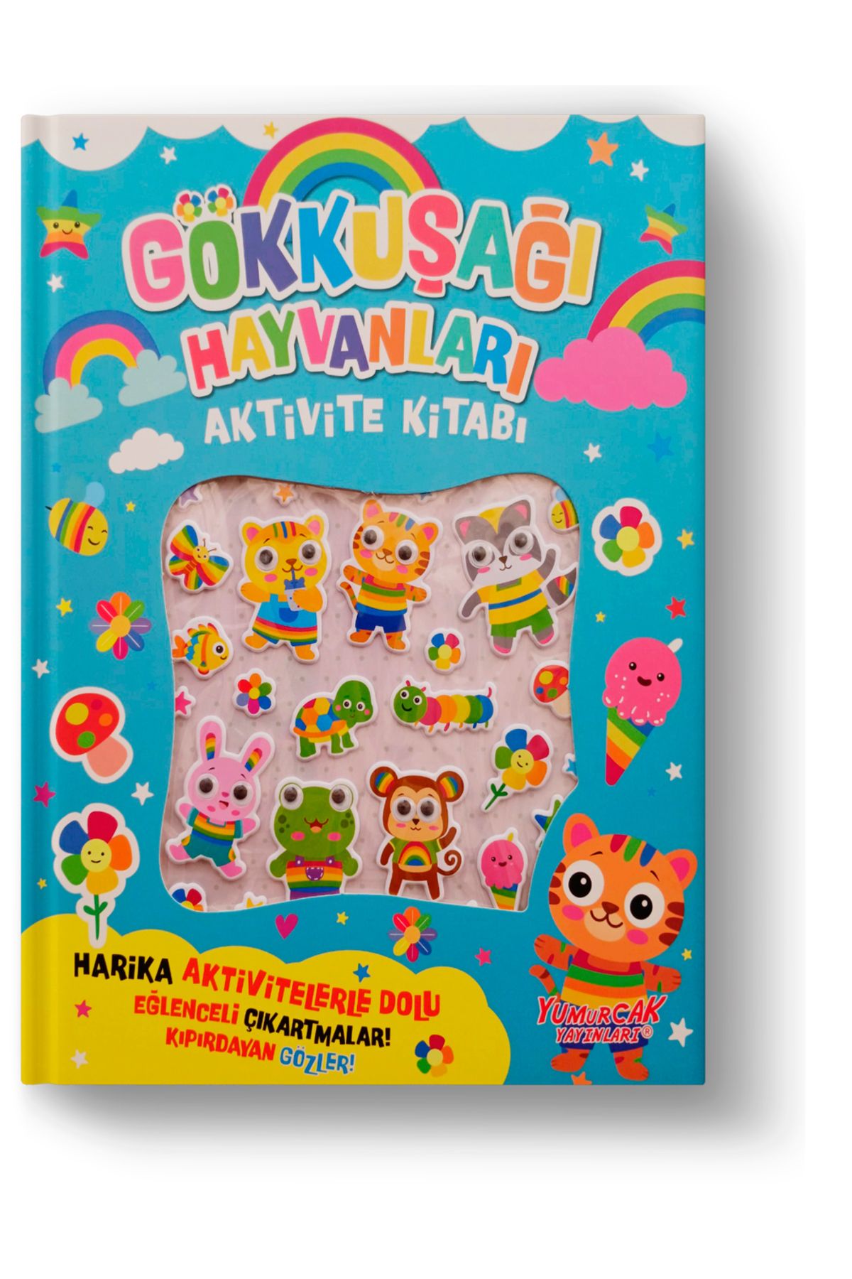 Yumurcak Yayınları Gökkuşağı Hayvanları Aktivite Kitabı
