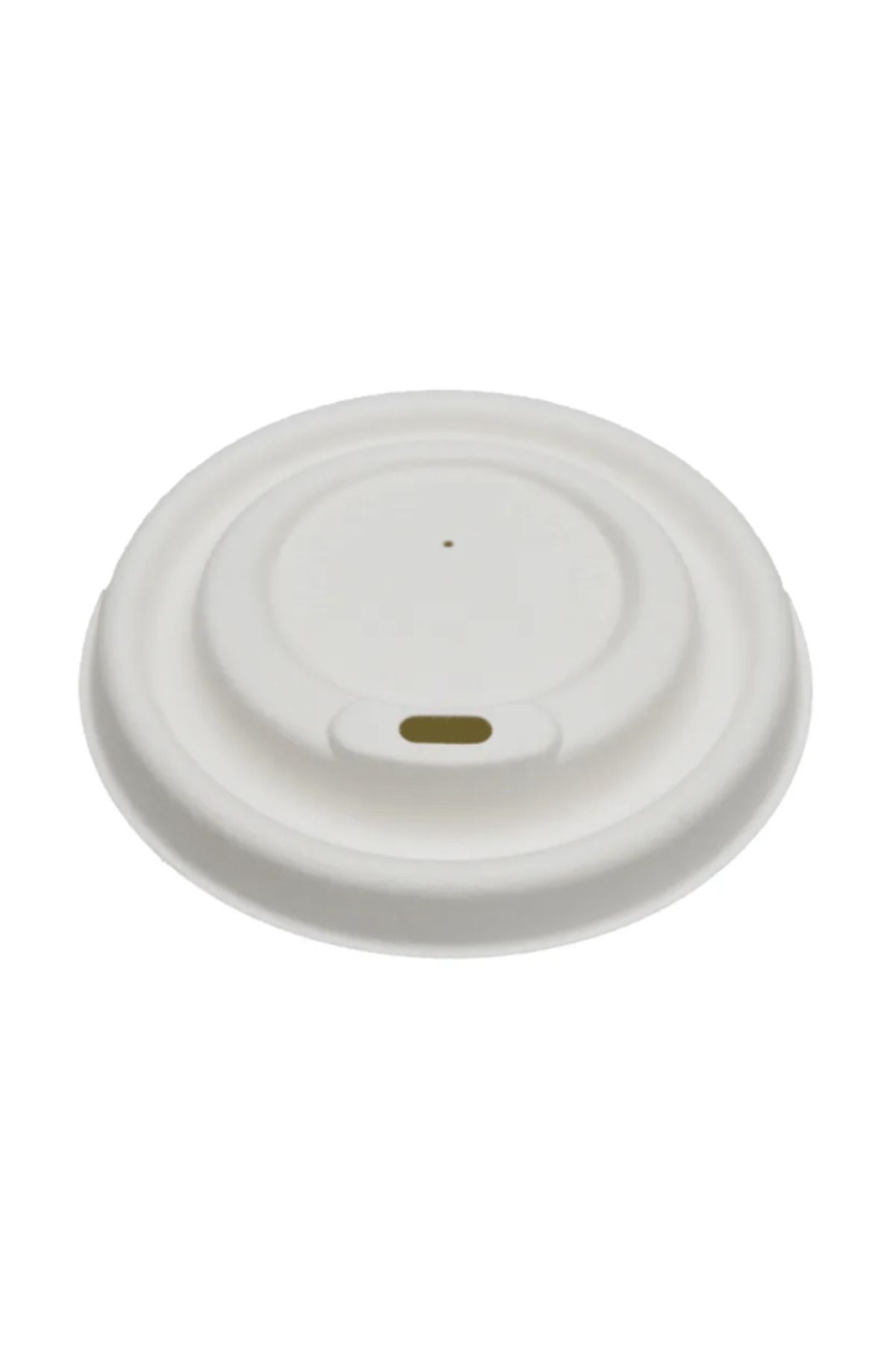 NAFA Şeker Kamışından Ekolojik Bardak Kapağı 90mm (12OZ IÇİN) - 50 Adet