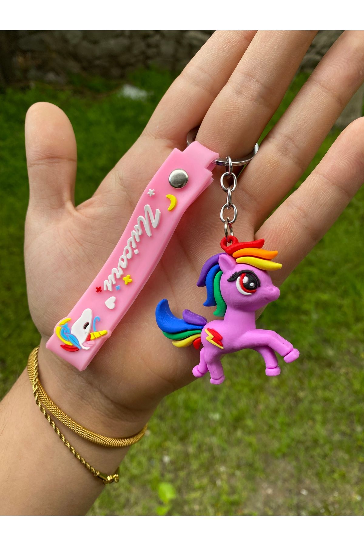 AYZENA 3D Silikon My Little Pony Anahtarlık