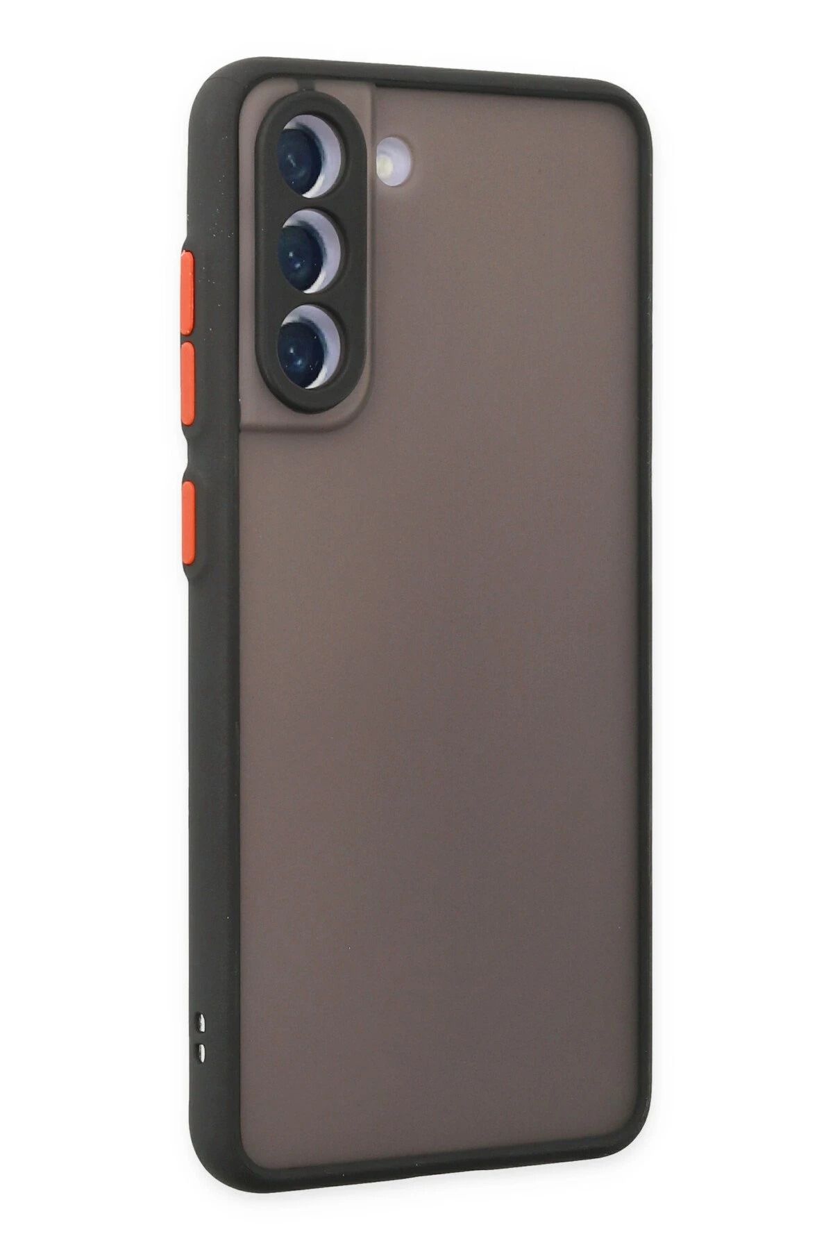NewFace Samsung Galaxy S21 FE Kılıf Montreal Silikon Kapak - Siyah MRAYD