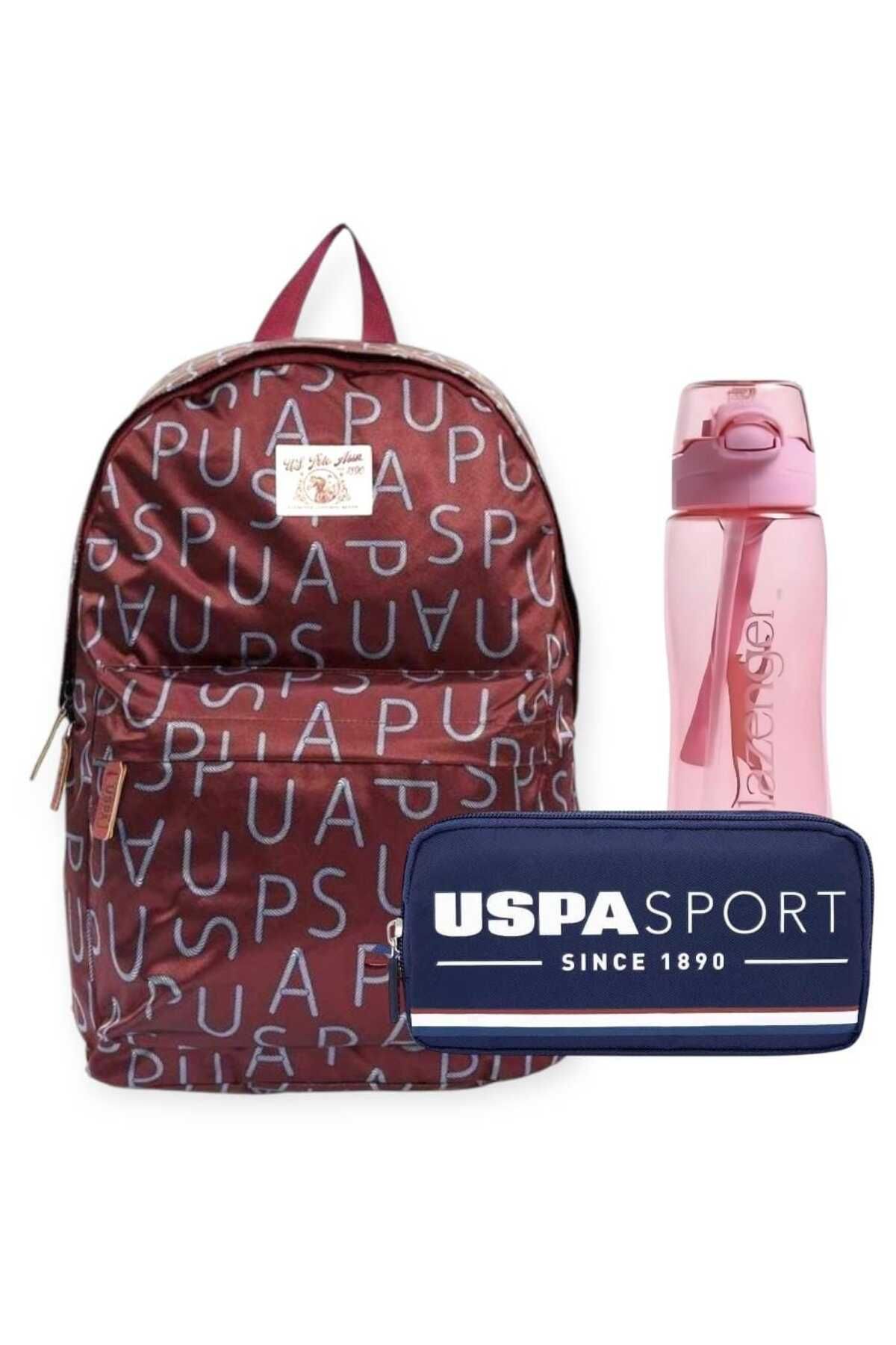 U.S. Polo Assn. U.s. Polo Assn. Okul Sırt Çantası , U.S. Polo Assn. Kalem Çantası - Suluk & Matara Hediyeli
