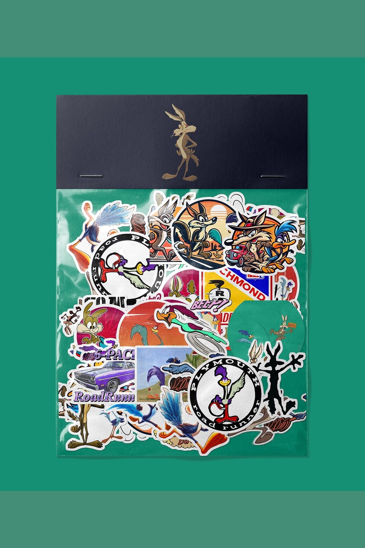 dadi ramba Road Runner Sticker paketi -Bullet Journal -Laptop Etiket Çıkartma