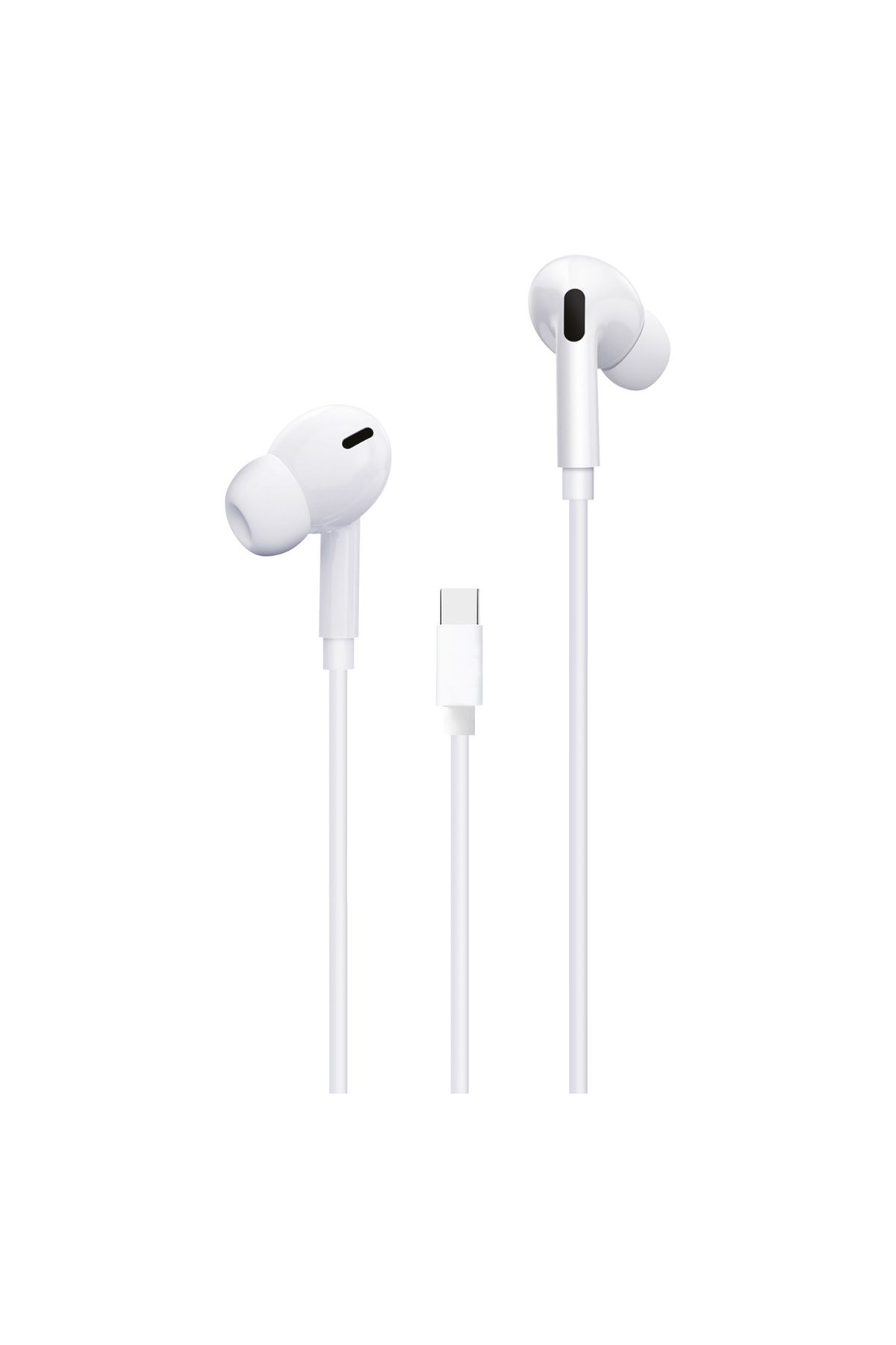Nettech NT-HS05 Type-C Girişli Kulak İçi Kulaklık (Beyaz)