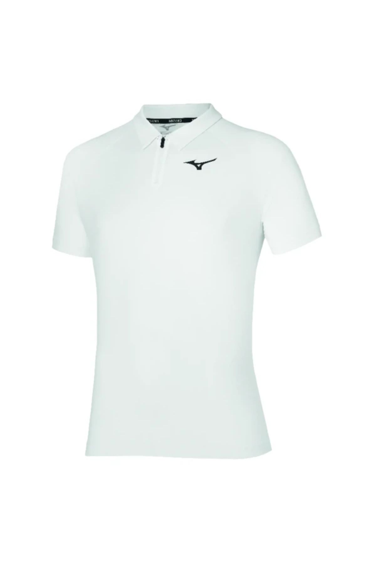 MIZUNO Frontier Shadow Polo Erkek Tişört Beyaz