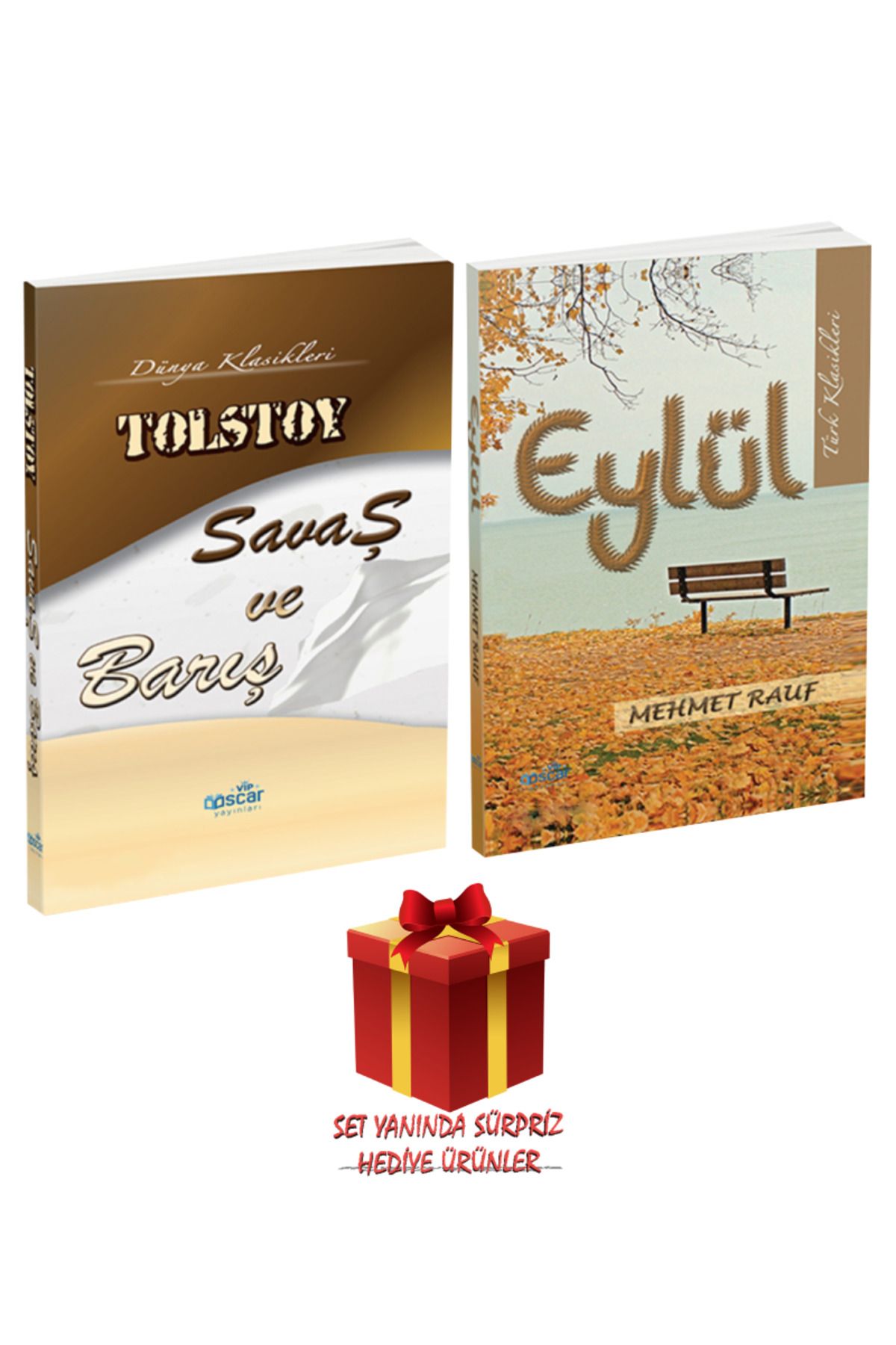 Panem Yayınları Klasik Romanlar: Tolstoy Savaş ve Barış + Mehmet Rauf Eylül + Sürpriz Hediye