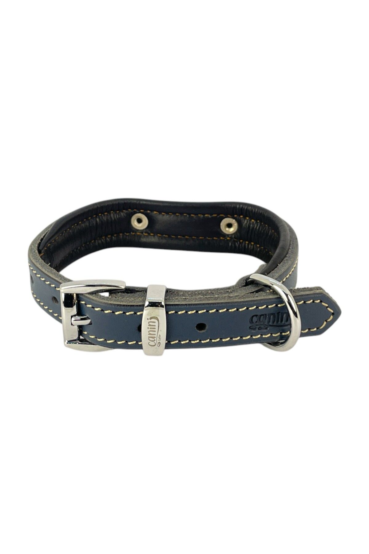 Canini Collar Kişiselleştirilmiş Hakiki Klasik Deri Köpek Tasması, Dayanıklı-Yumuşak Deri Alt Kısım