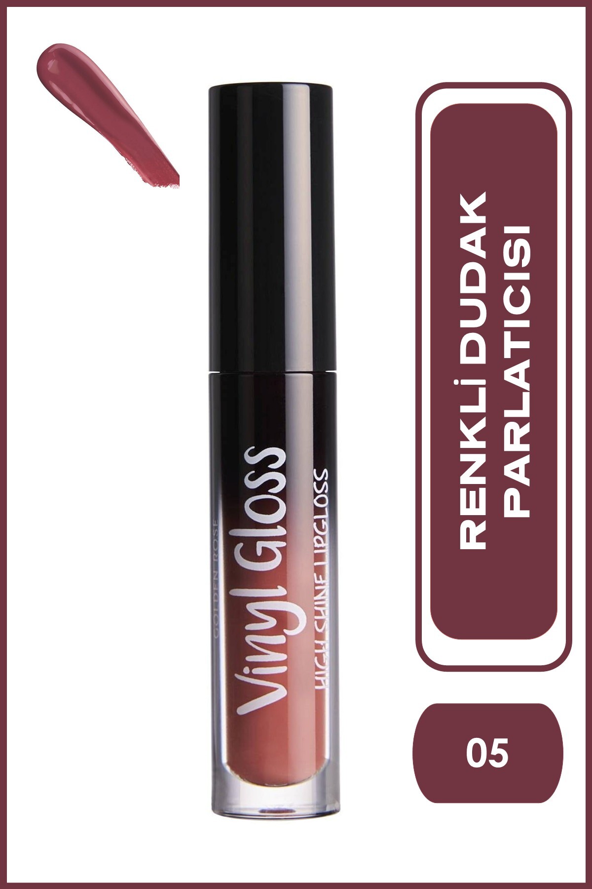 Golden Rose Vinyl Gloss High Shine Lipgloss 05 Ultra Parlak Dudak Parlatıcısı 4,5 ml — صورتی RVGS