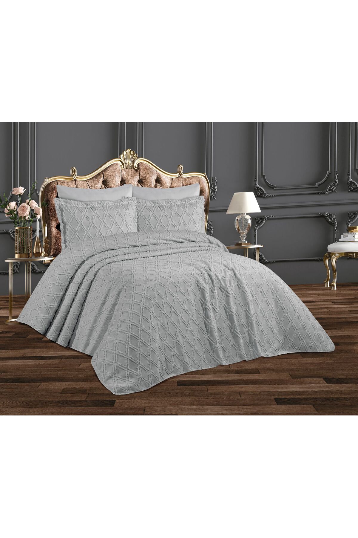 AYHANHOME Cuvertură De Pat De O Persoană Cu Ciucuri - One Size