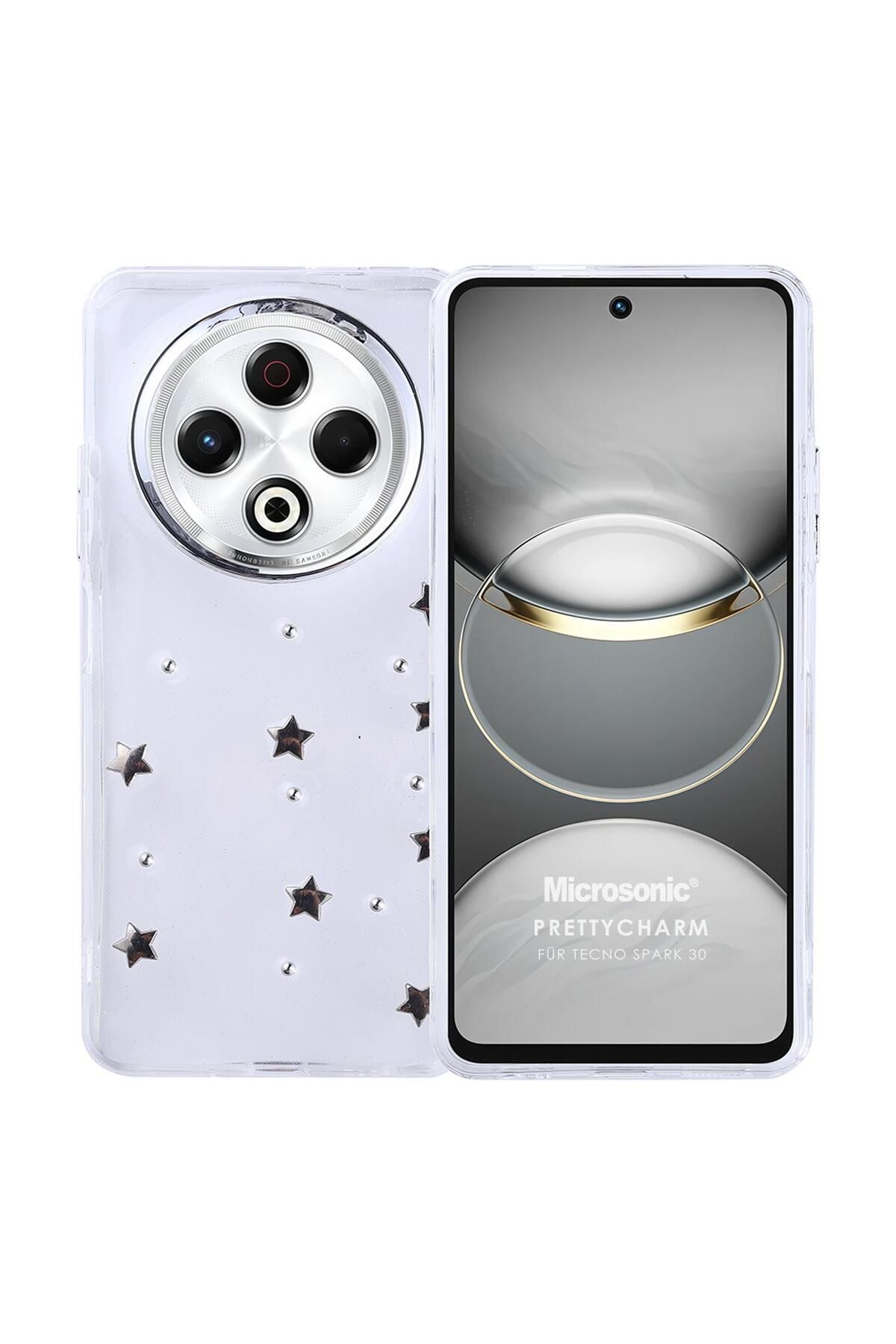 Microsonic TECNO Spark 30 4G Kılıf PrettyCharm Star