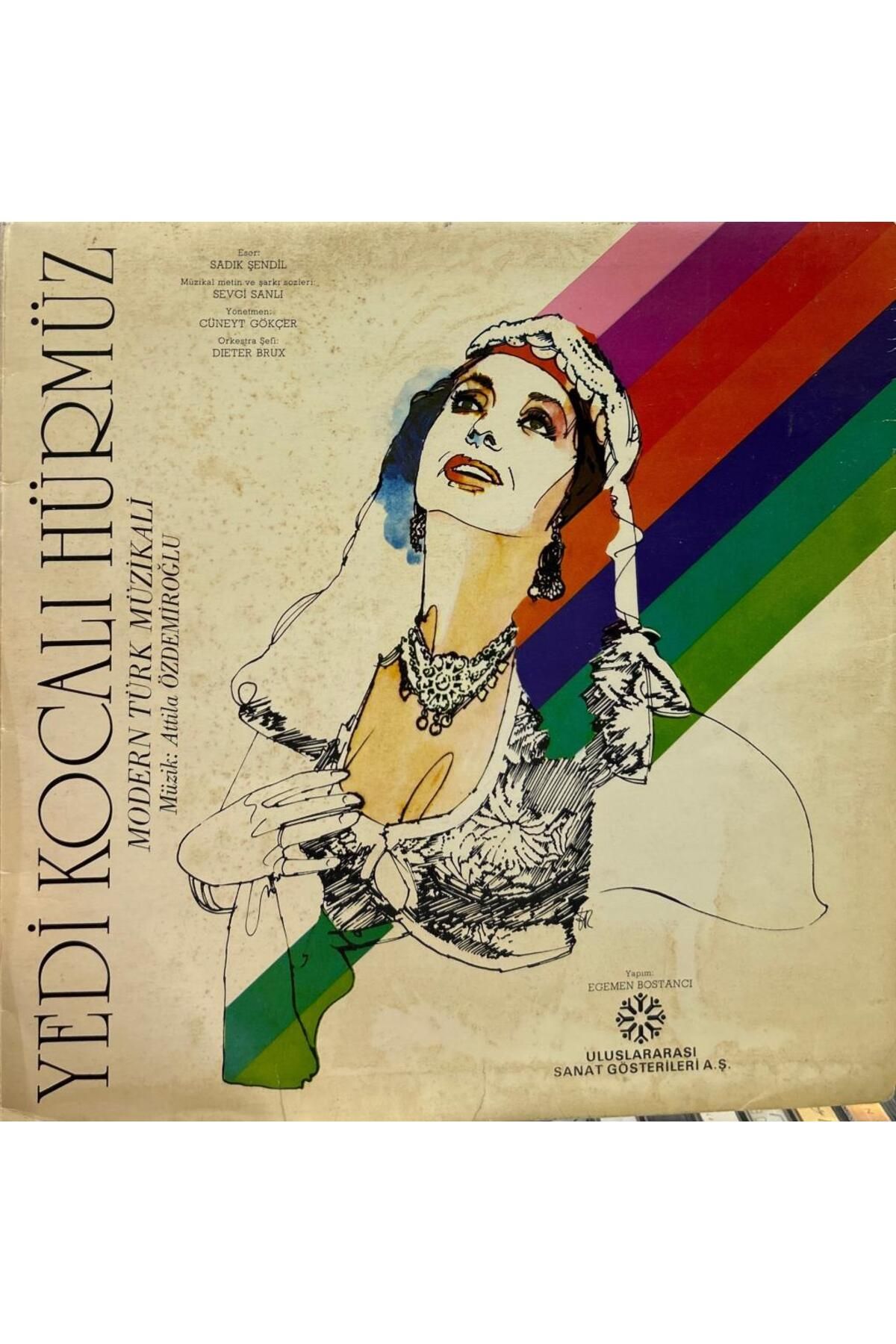 Kadıköy Plak Kulübü Attila Özdemiroğlu – Yedi Kocalı Hürmüz (Modern Türk Müzikali) 1980LER BASKI LP