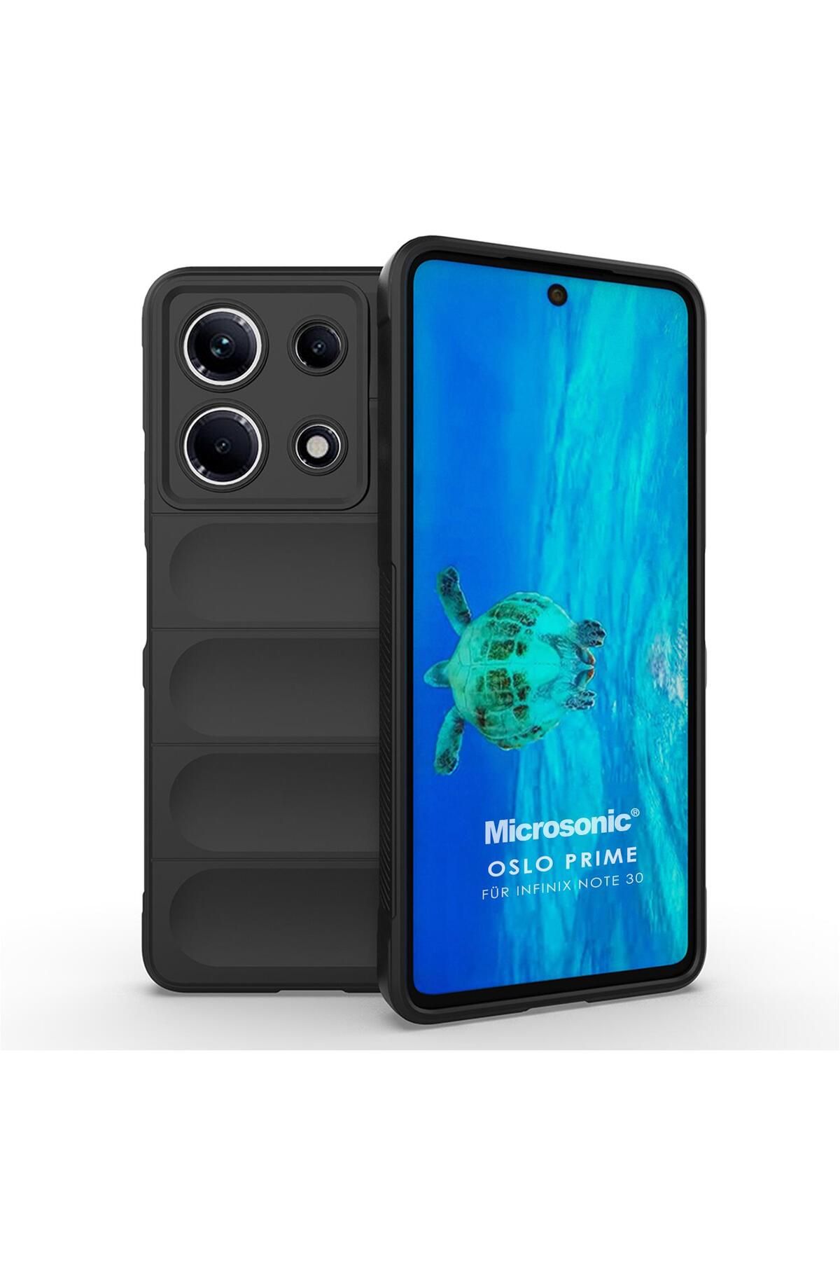 Microsonic Infinix Note 30 Kılıf Oslo Prime Siyah