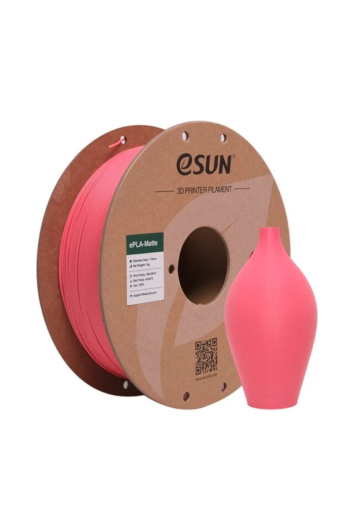 eSun Epla-matte Strawberry Red Filament 1.75 Mm 1 Kg