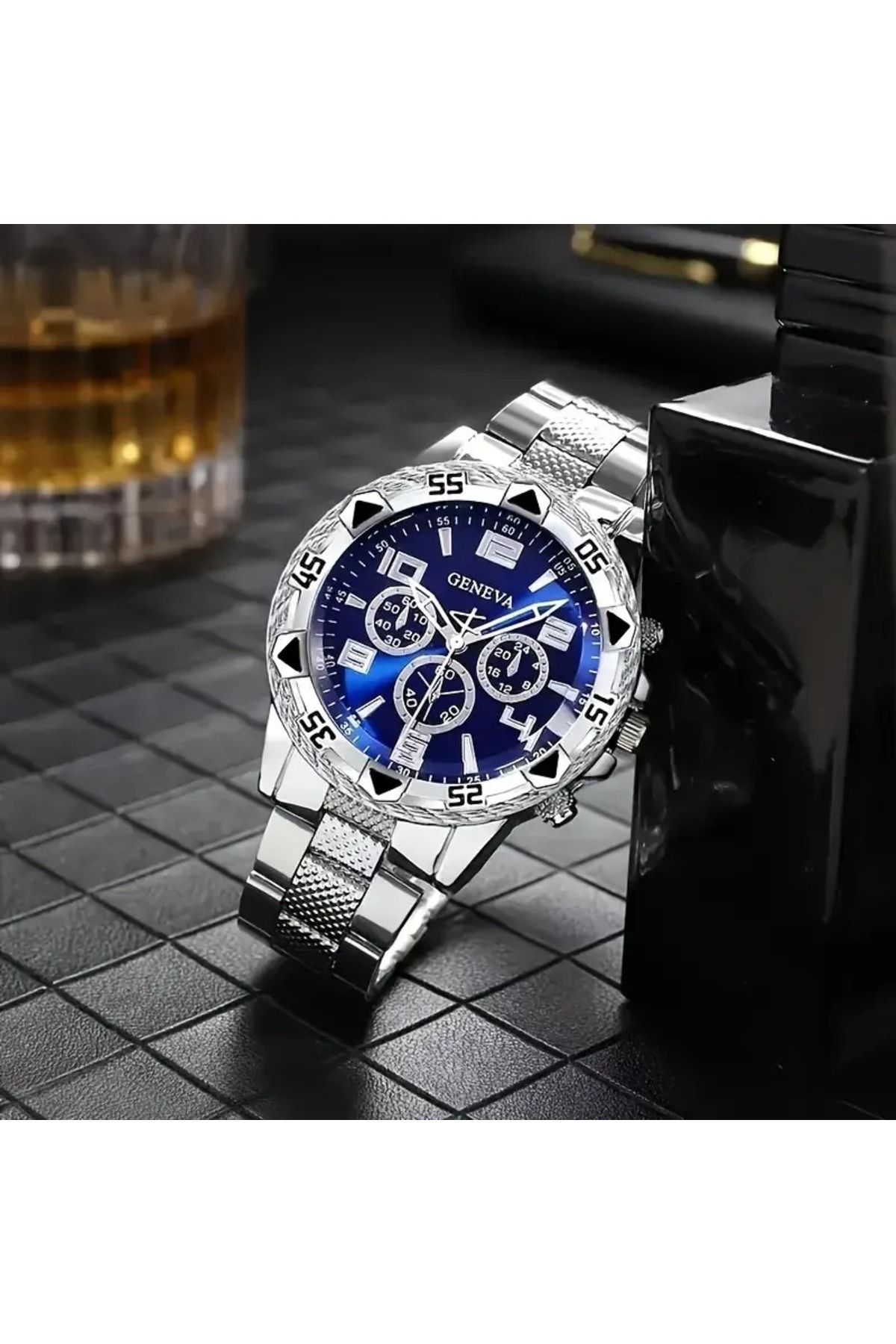Feron accessories Erkek Kol Saati - Altın ve Gümüş 3' Renk Seçenekli Şık Metal Kordon TM-0322