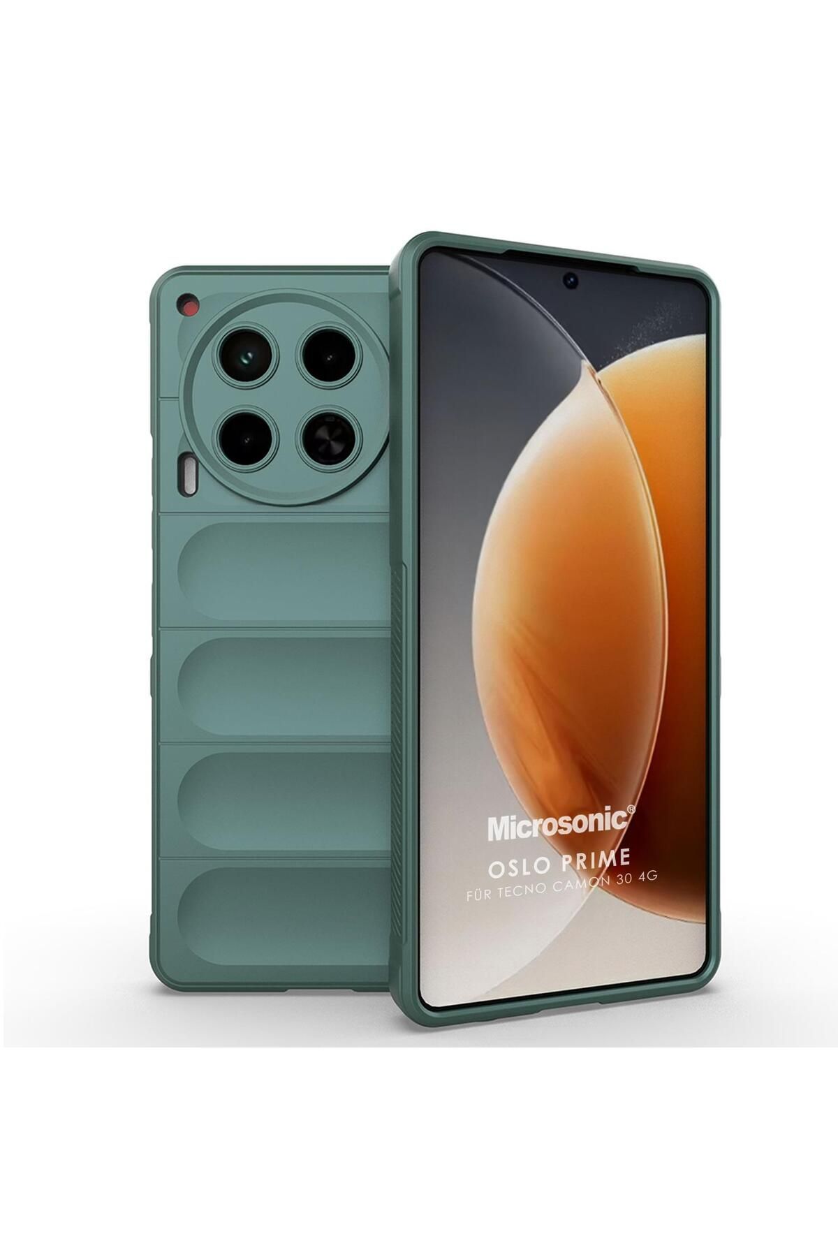 Microsonic TECNO Camon 30 Kılıf Oslo Prime Yeşil