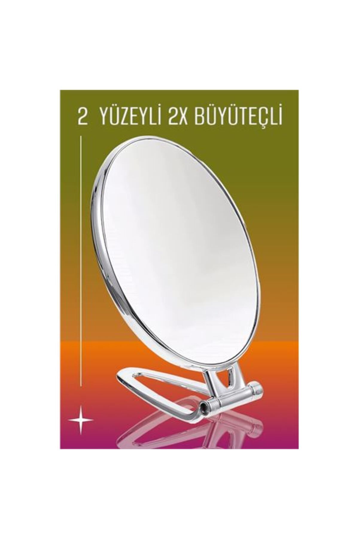 ÖYKÜ VE YİĞİT 2X Büyüteçli 2 Taraflı Banyo Makyaj Aynası