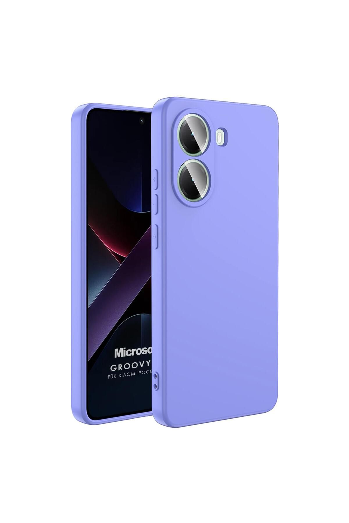 Microsonic Xiaomi Poco X7 Pro Kılıf Groovy Soft Lila