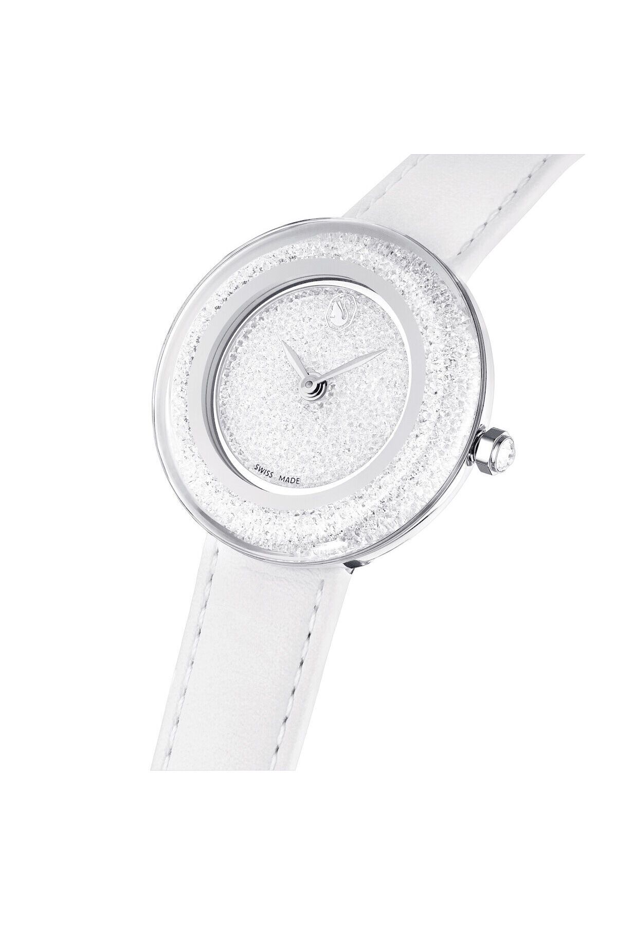 Swarovski-5668887 Crystalline Luster Wristwatch - White/Cry/Sts 4