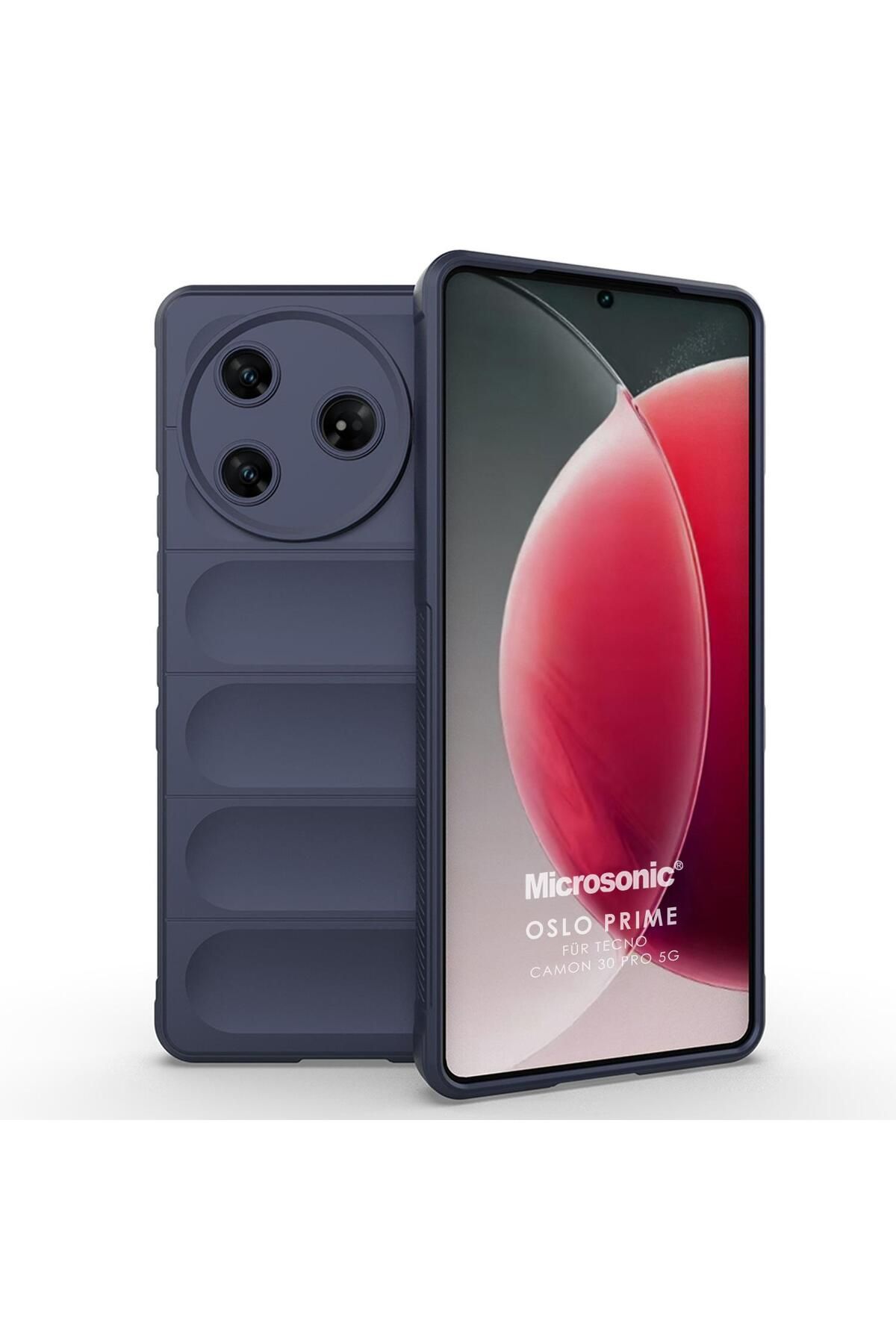 Microsonic TECNO Camon 30 Pro 5G Kılıf Oslo Prime Lacivert