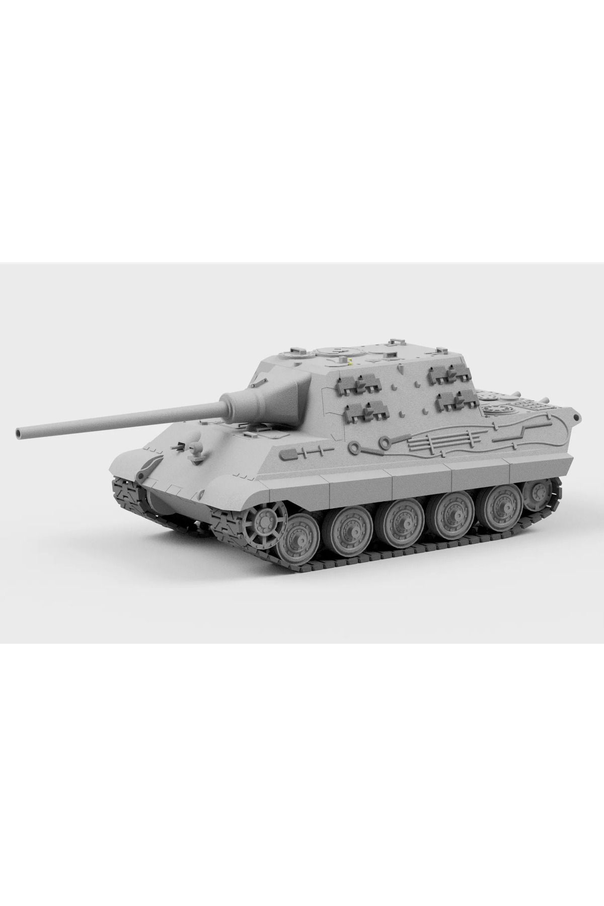 üç boyutlu haller Jagdtiger Hareketli Alman Tank Maketi 1:35 ölçekli