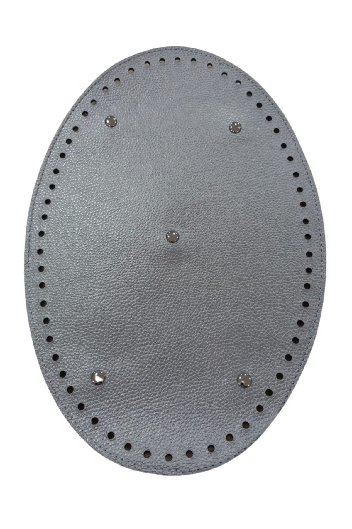 delta online Çanta Tabanı oval 20 cm Gümüş
