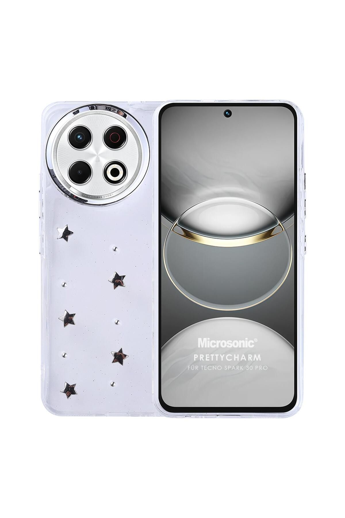 Microsonic TECNO Spark 30 Pro Kılıf PrettyCharm Star